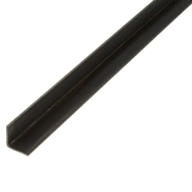 Alberts - Winkelprofil, Stahl roh, warmgewalzt, LxBxHxS 1000 x 25 x 25 x 3 mm