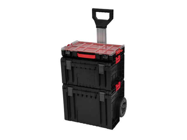 Qbrick System PRO Set 2 Werkzeugwagen Set + PRO Cart 2.0 + PRO Toolbox 2.0 + PRO Organizer 100 450 x 390 x 690 mm 52 l IP54