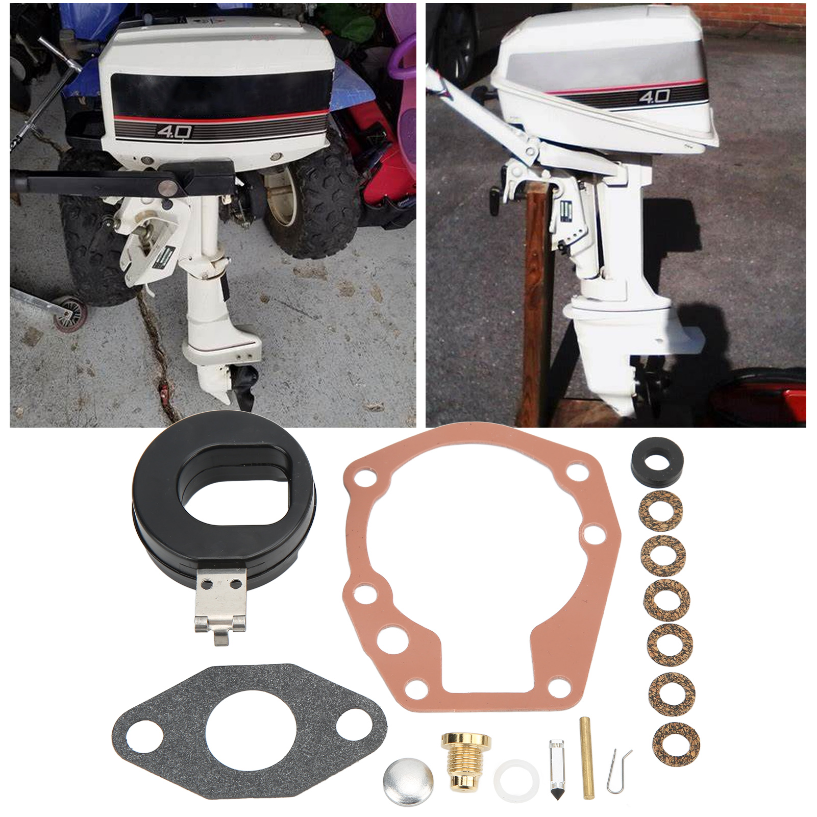 Vergaser-reparatursatz Für Außenbordmotor Mit Schwimmer Für Johnson Evinrude 2-4 Ps 398532 (x3)