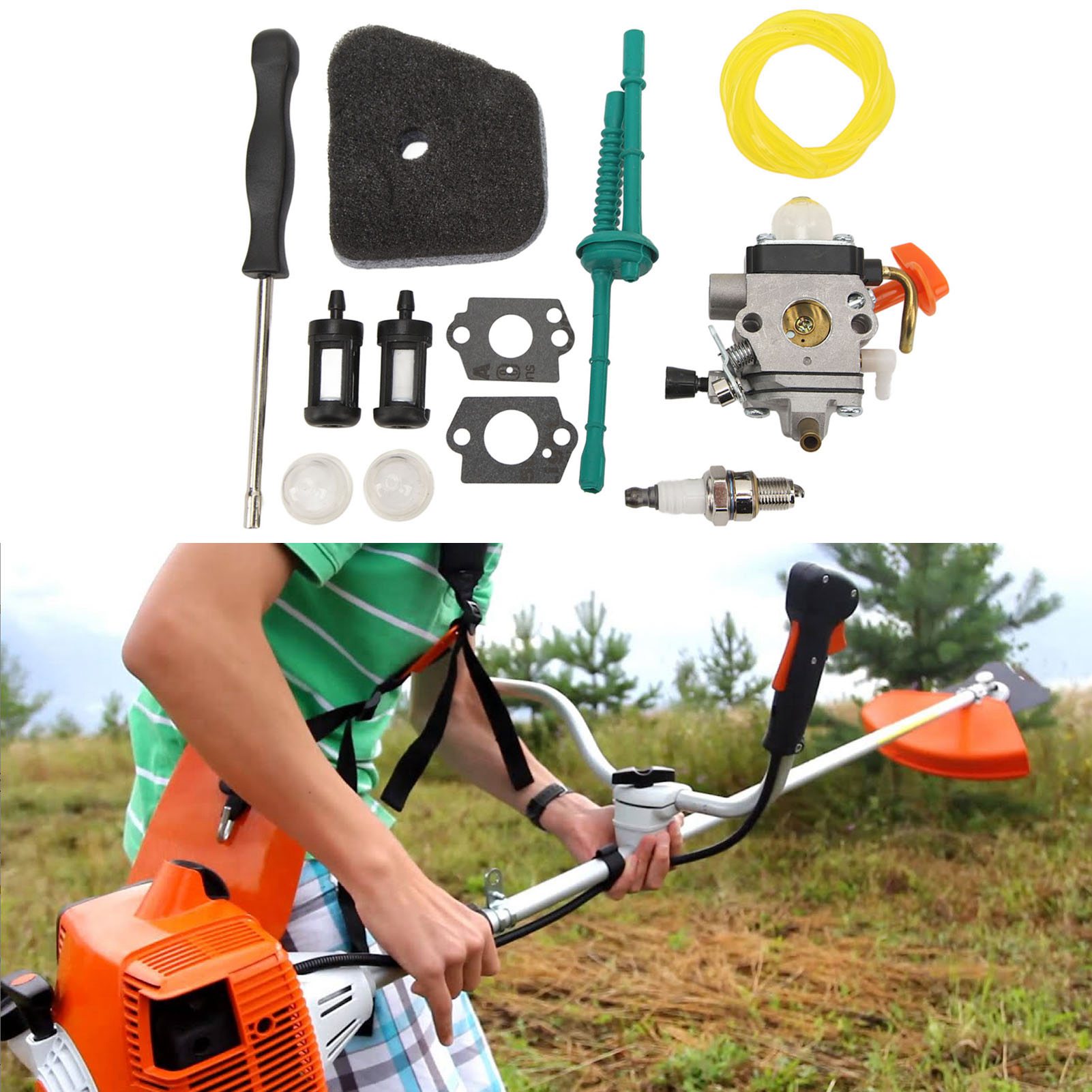 Vergaser-reparatursatz Für Stihl Fs110 Fs110r Fs110x Fs110rx Freischneider (referenz: Fs90 Kit-1)