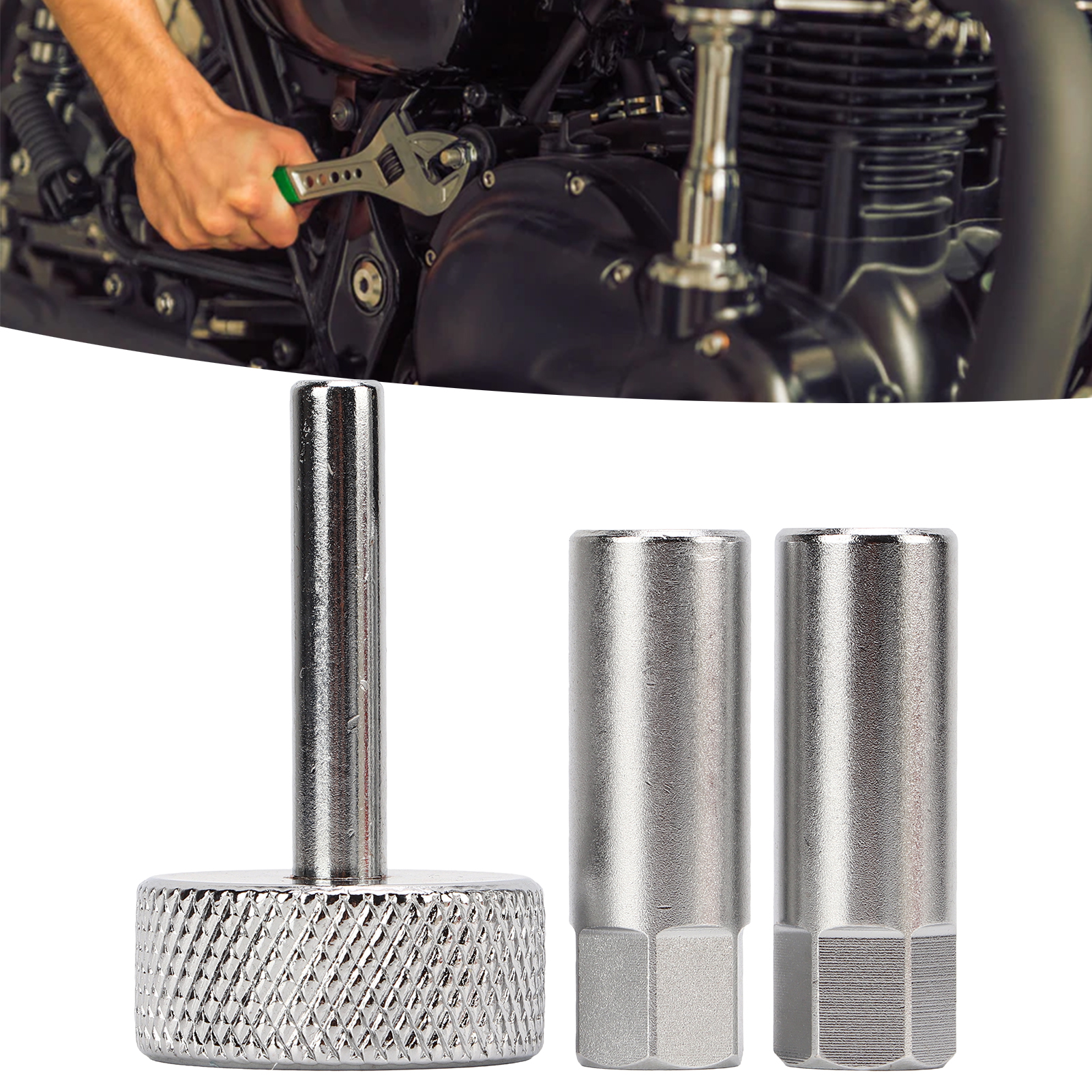 Satz Mit 3 Ventileinstellschlüsseln Aus Chrom-vanadium-stahl, Geeignet Für Motorräder Und Quads.