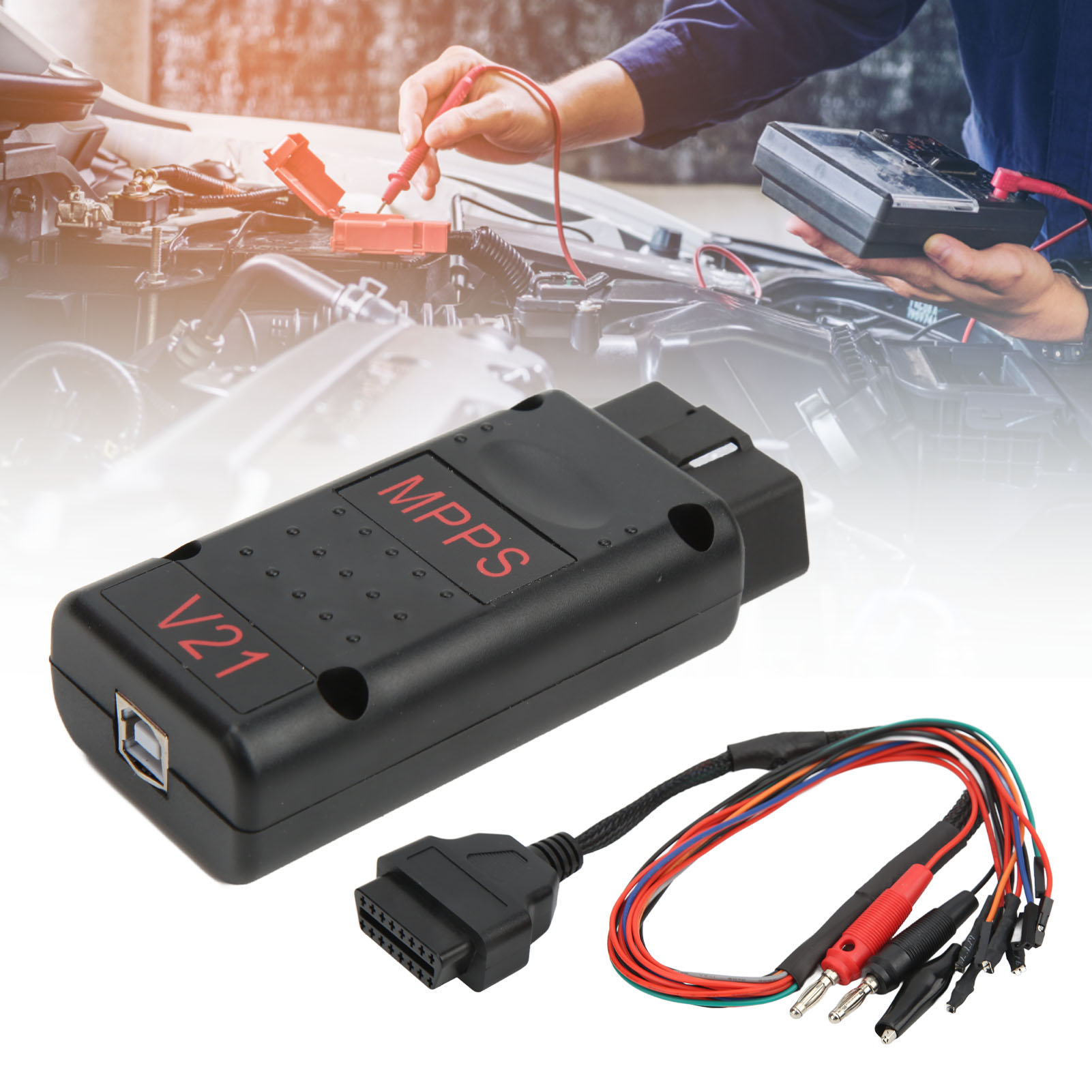 Mpps V21 Kfz-diagnosegerät Ecu Main + Tricore + Multiboot Und Kfz-leistungs-upgrade-tool