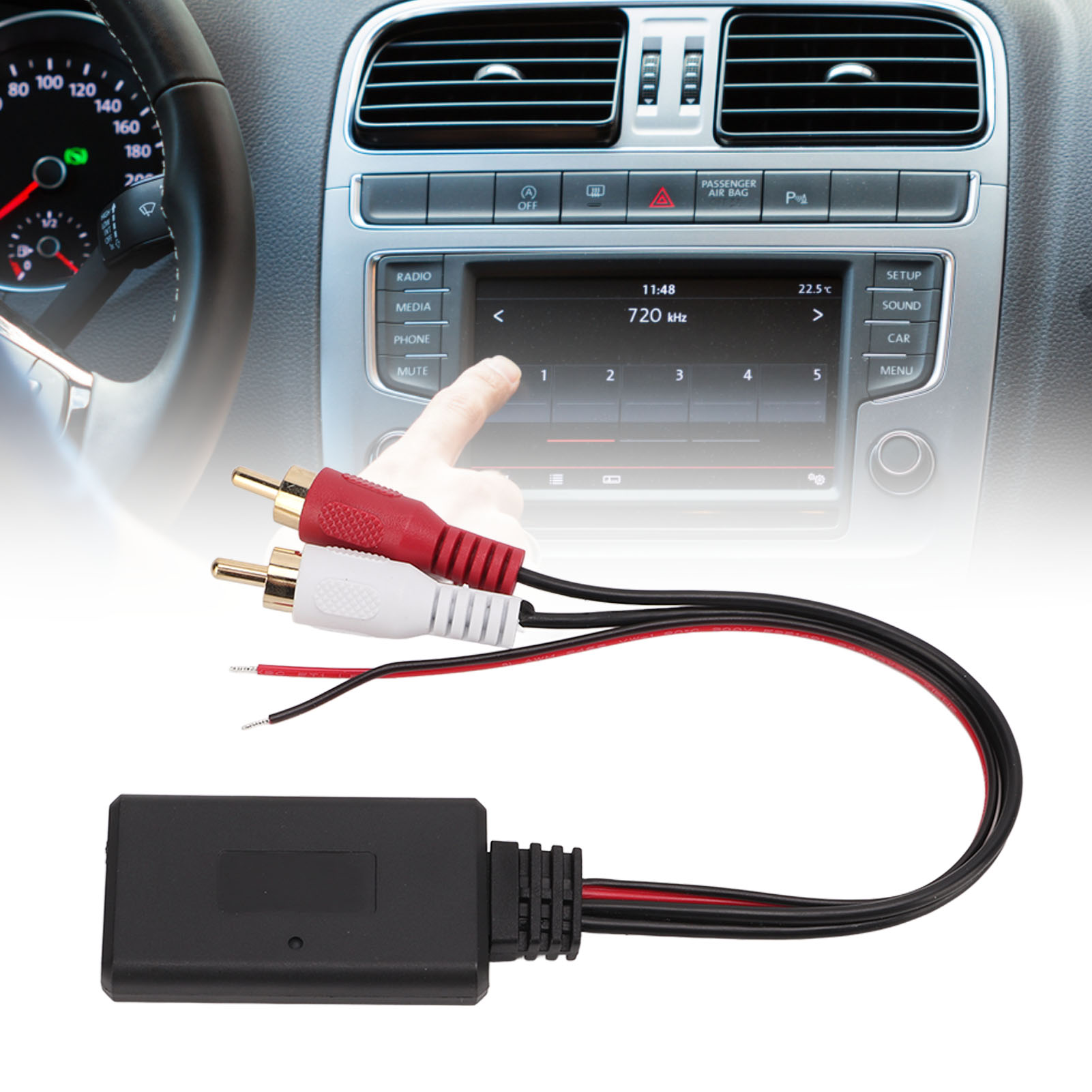 Universeller Rca-stereo-audioadapter