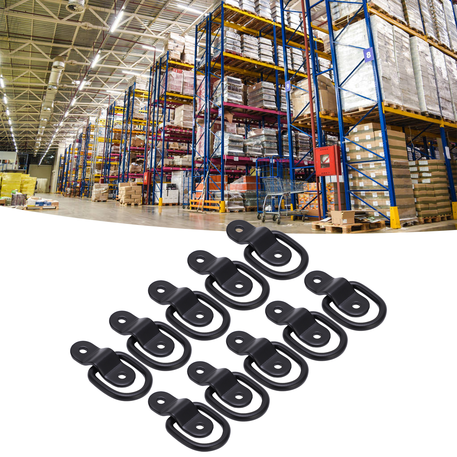 Multifunktionaler Klimmzugring (10er-packung) Schwarz