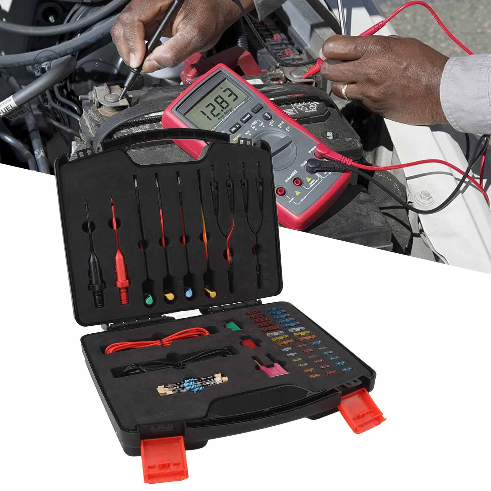 Multifunktionales Werkzeugset Für Die Reparatur Und Prüfung Von Kfz-schaltungen, Inklusive Werkzeugen Für Sensoren Und Signale (bitte Legen Sie Jeder Sendung Luftpolsterfolie Bei).