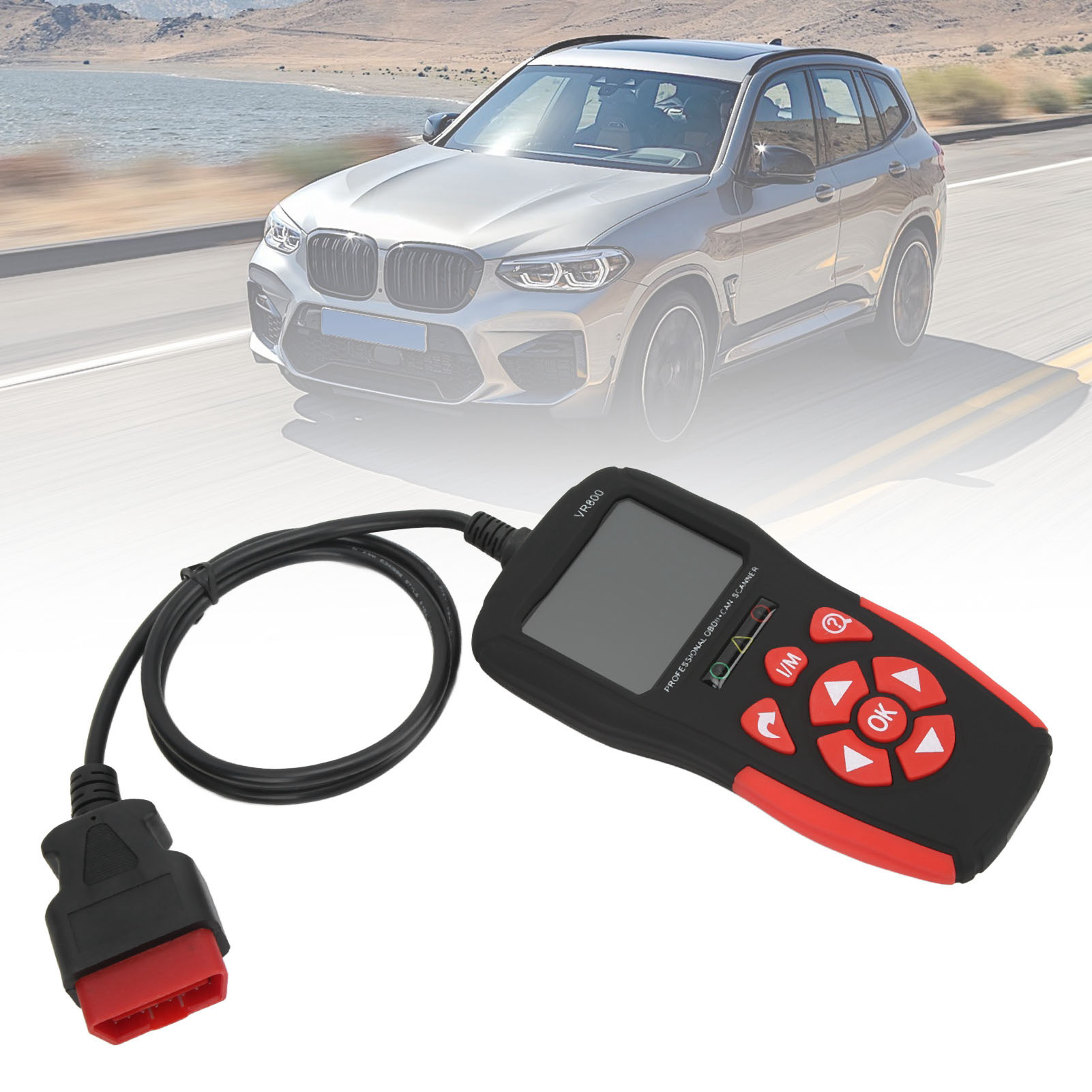 Vr800 Multifunktionaler Obd2 Can Fehlerdetektor, Kompatibel Mit Leichten Nutzfahrzeugen Und Vr800 Hybridfahrzeugen