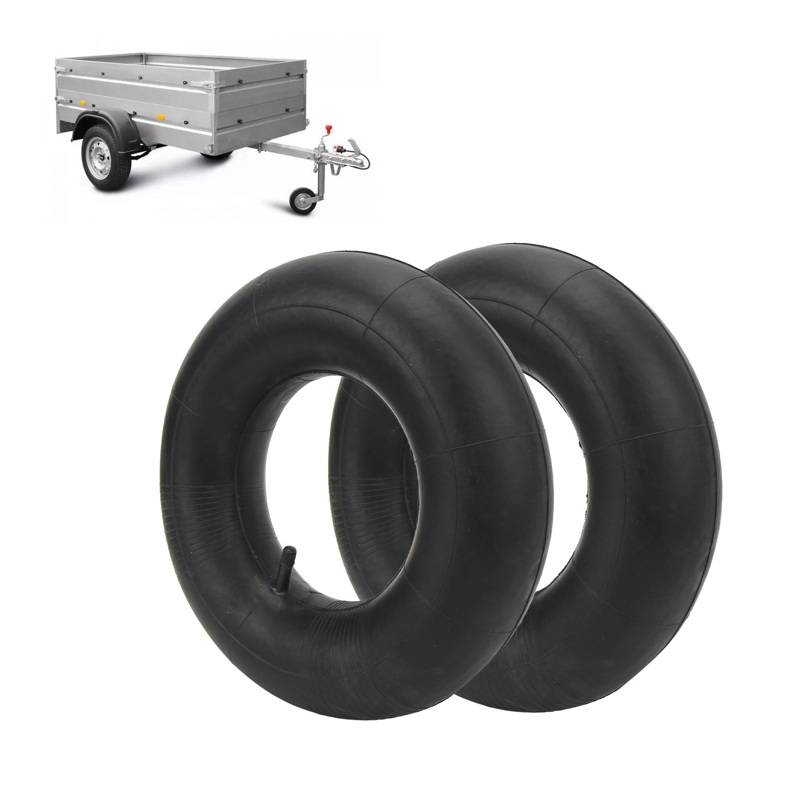 3.5/4.0-6 Innenschlauch Mit Tr-13 Winkelventil, Geeignet Für Karts Und Atvs (lieferung Ohne Luft).