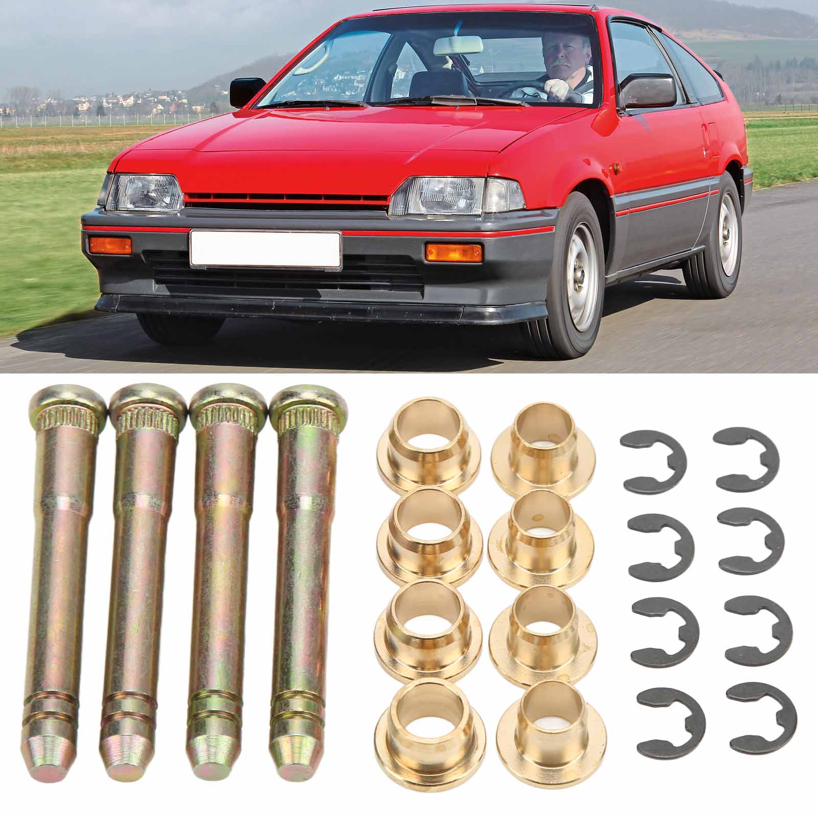 Türscharnierstift-set Für Honda Accord Civic Cr-v Crx Cx Dx Ex Si Eg6 B16 D16 Ek Eg Eh (teilenummer 11004)