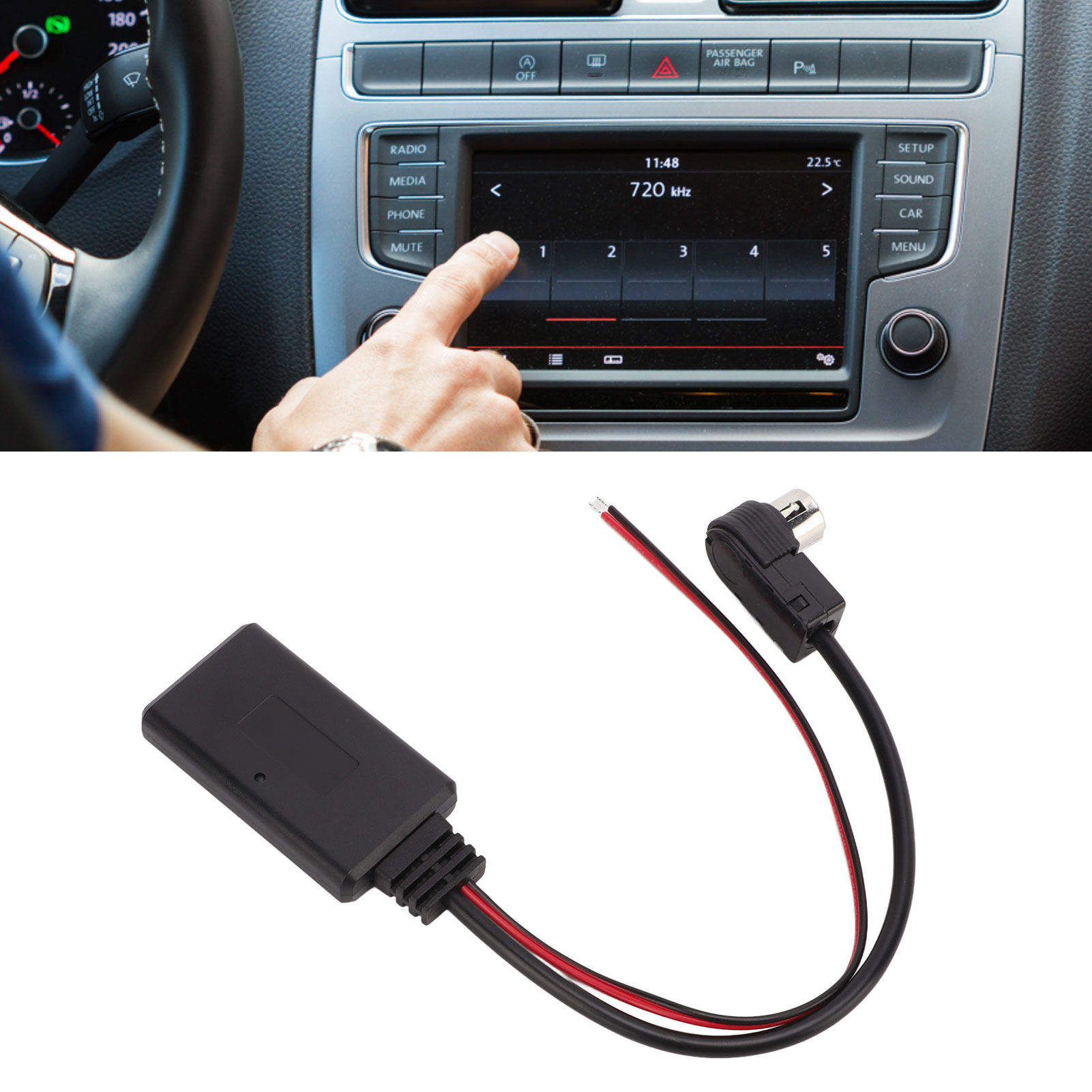 Kabelloses Bluetooth-audio-aux-adapterkabel Für Alpine Kca-121b, Ai-net, Cda-9857, Cda-9886 Module
