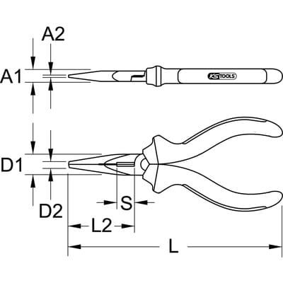 Ultimateplus Telefonzange, 165mm