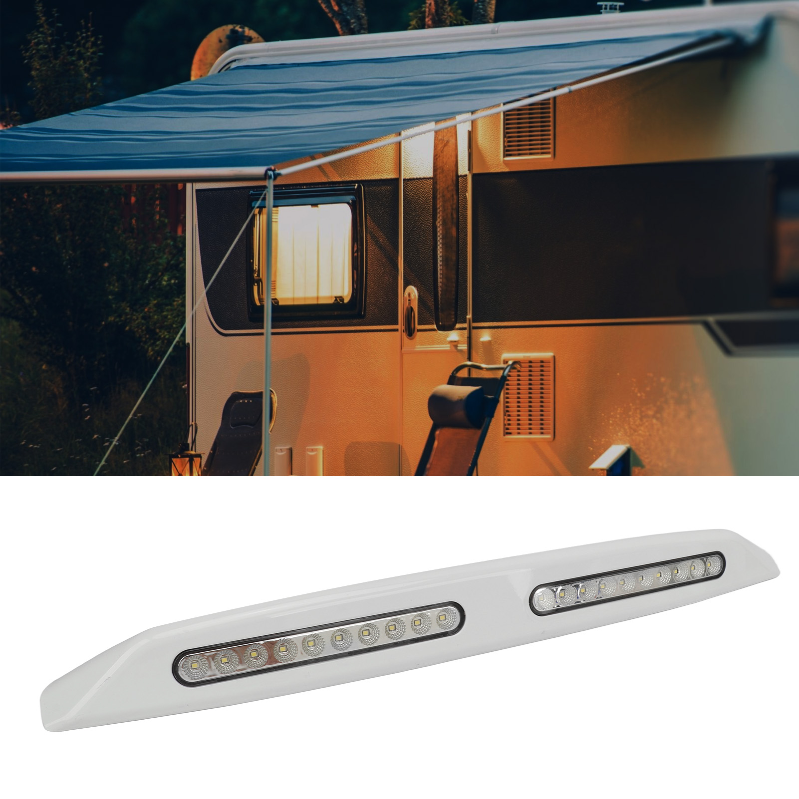 Wasserdichte 9v-48v Dc Led-streifenleuchte Für Sonnenblenden, Wohnmobil-verandabeleuchtung, Praktische Beleuchtung Für Yachten Und Wohnmobile (brd-1906a)