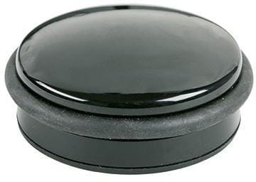 Türstopper 10 x 4 cm (d. x h) Metall/Gummi schwarz