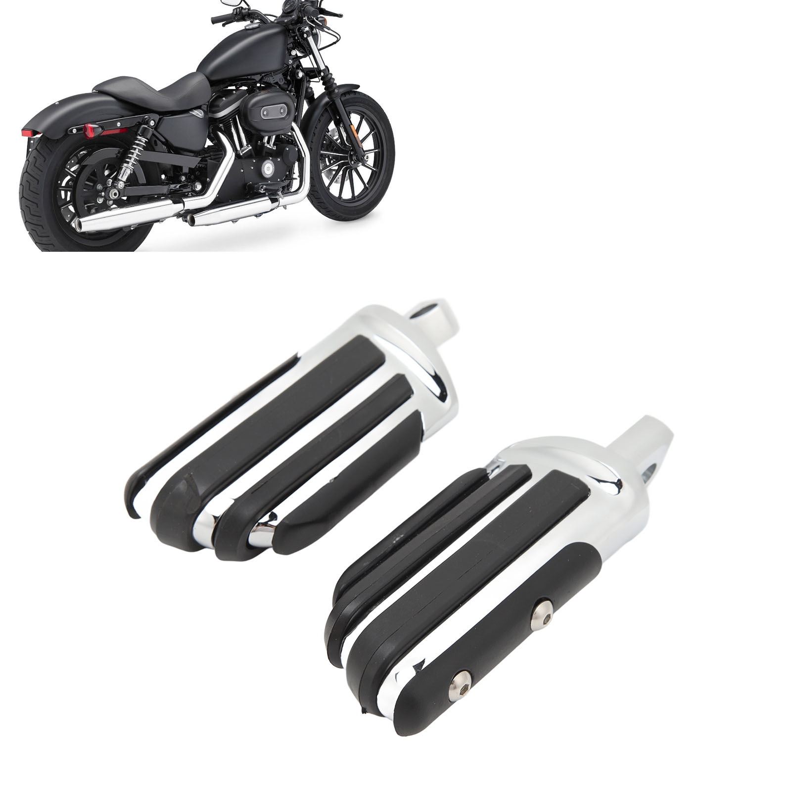 Motorradzubehör: Rennradpedale, Paarweise (links Und Rechts) Erhältlich. Kompatibel Mit Den Meisten Motorrädern Mit Pedalaufnahmen Mit Männlicher Befestigung (referenz: Mt216-118, Pedale Mit Vertikale