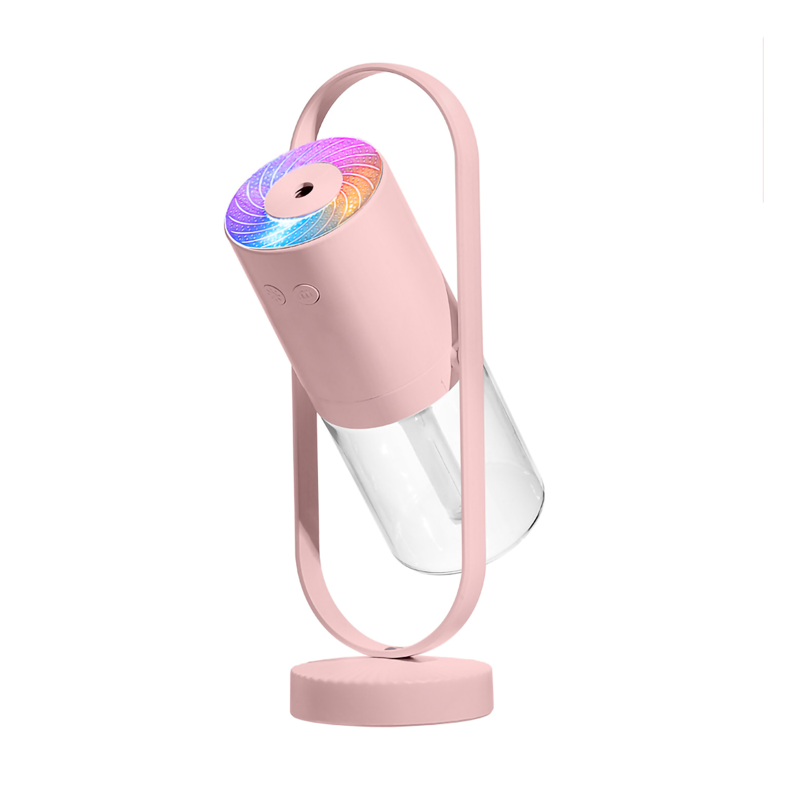 (exklusiv Für Südostasien) Magic Shadow 360° Kabelloser, Rotierender Luftbefeuchter Mit Zerstäubung, Usb-wiederaufladbarer Projektorlampe, Autohalterung, Mini-tragbar (mit Eingebautem Akku) Pink [stan