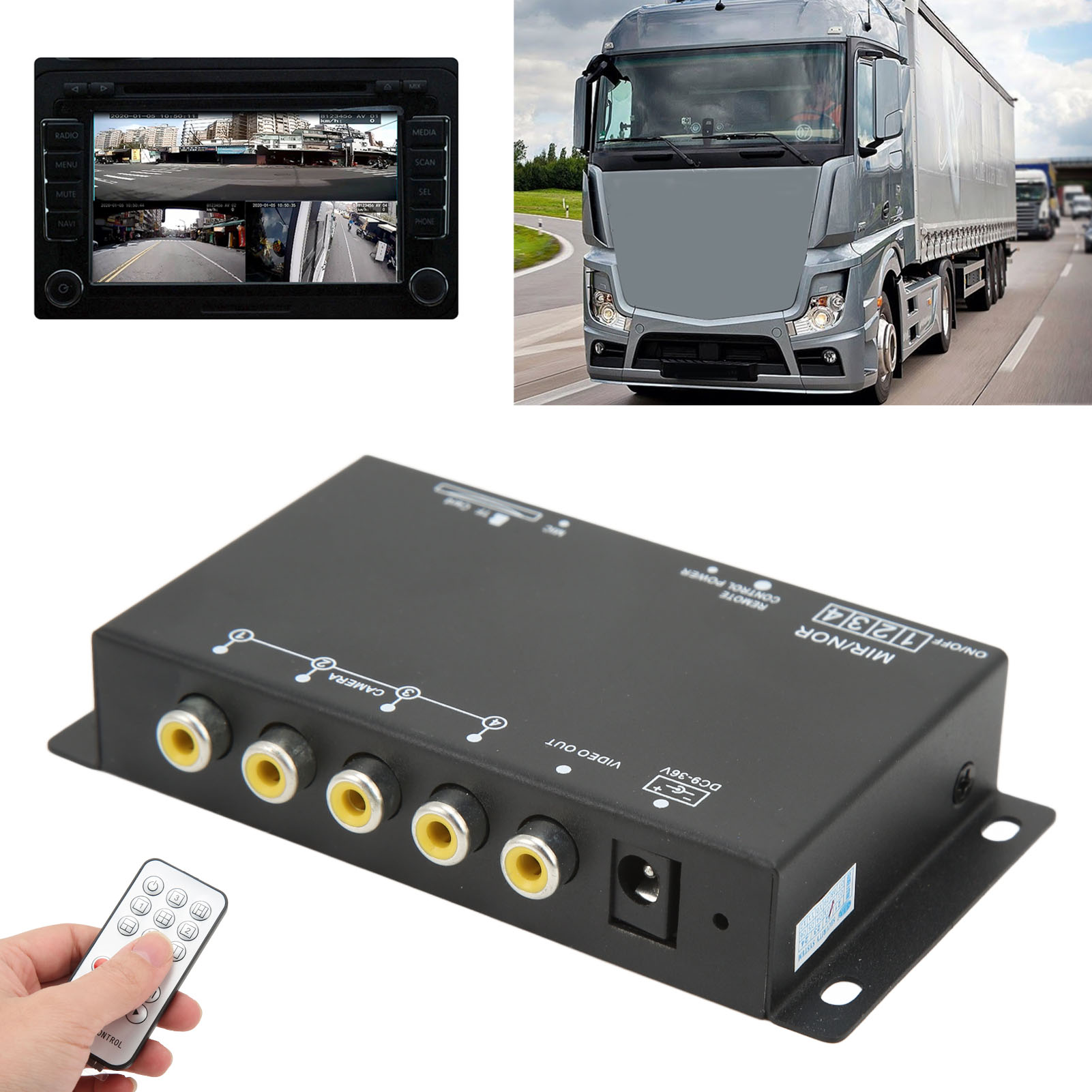 Mini 4-kanal 720p Digital-videorekorder Für Wohnmobil/transporter/lkw (batterie Nicht Enthalten) (st312)