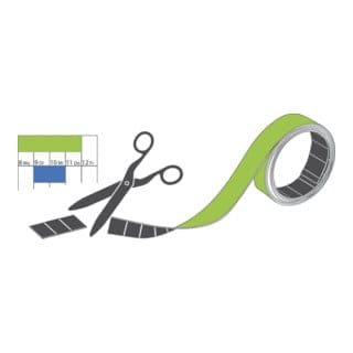 Magnetband ® magnetoflex 10 mm x 1 m (b x l) Gummi magnetisiert schwarz