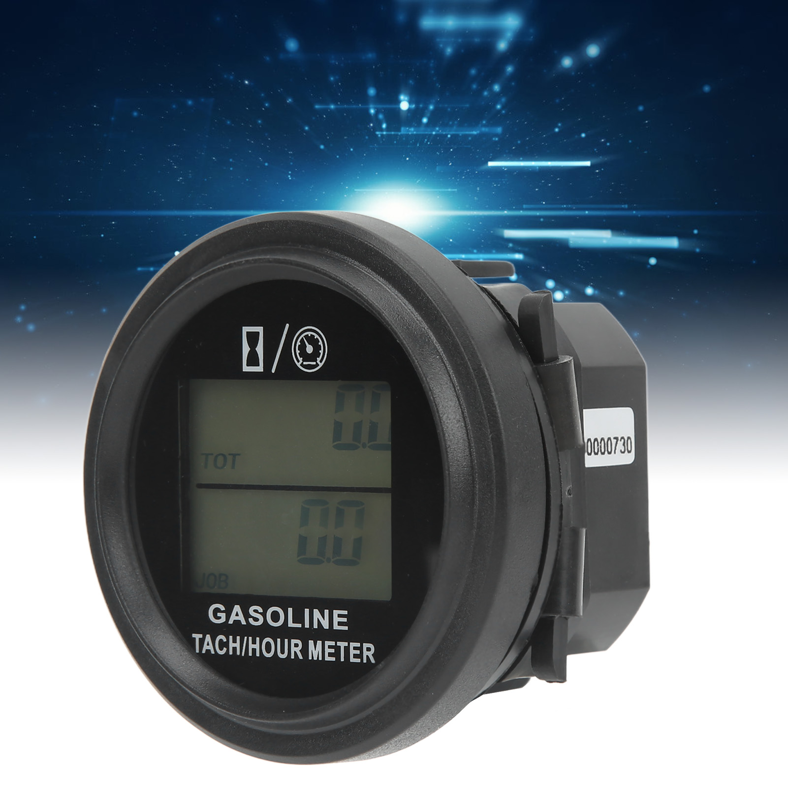 Hm005l Digitaler Tachometer/akkumulator Mit Weißer Hintergrundbeleuchtung Und Lcd-display Für Atv-benzinmotoren (mit Integrierter Batterie)
