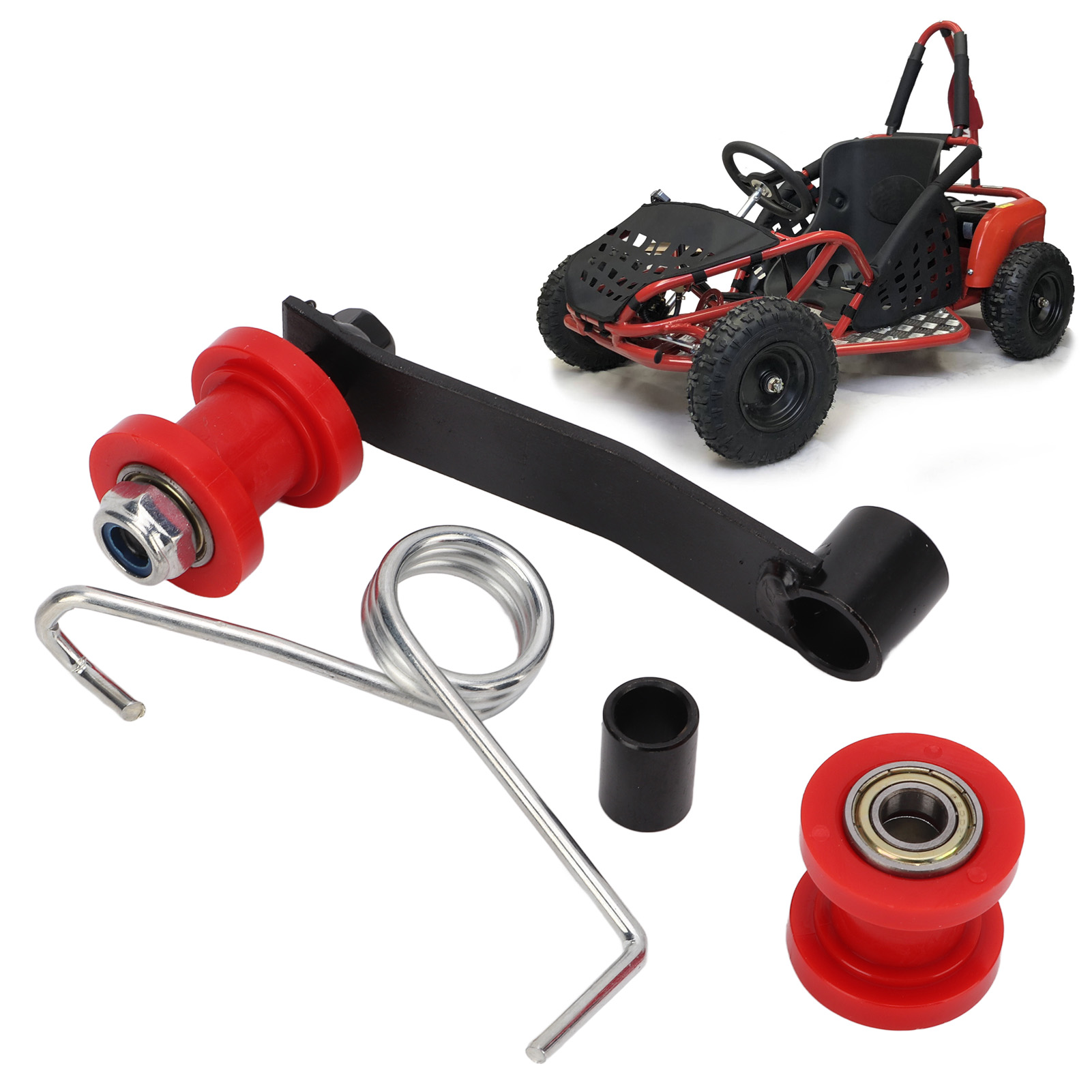Gleitende Kettenspannrolle, Passend Für Coolster Quads Und Karts Von 110 Bis 250 Cm³.