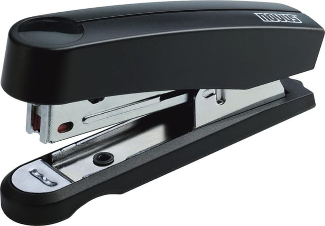 Novus - Heftgerät b 10 Professional No. 10 fest/nageln 15 Bl. (80 g/m²) inkl. 200 Heftklammern No. 10 Metall/Kunststoff schwarz