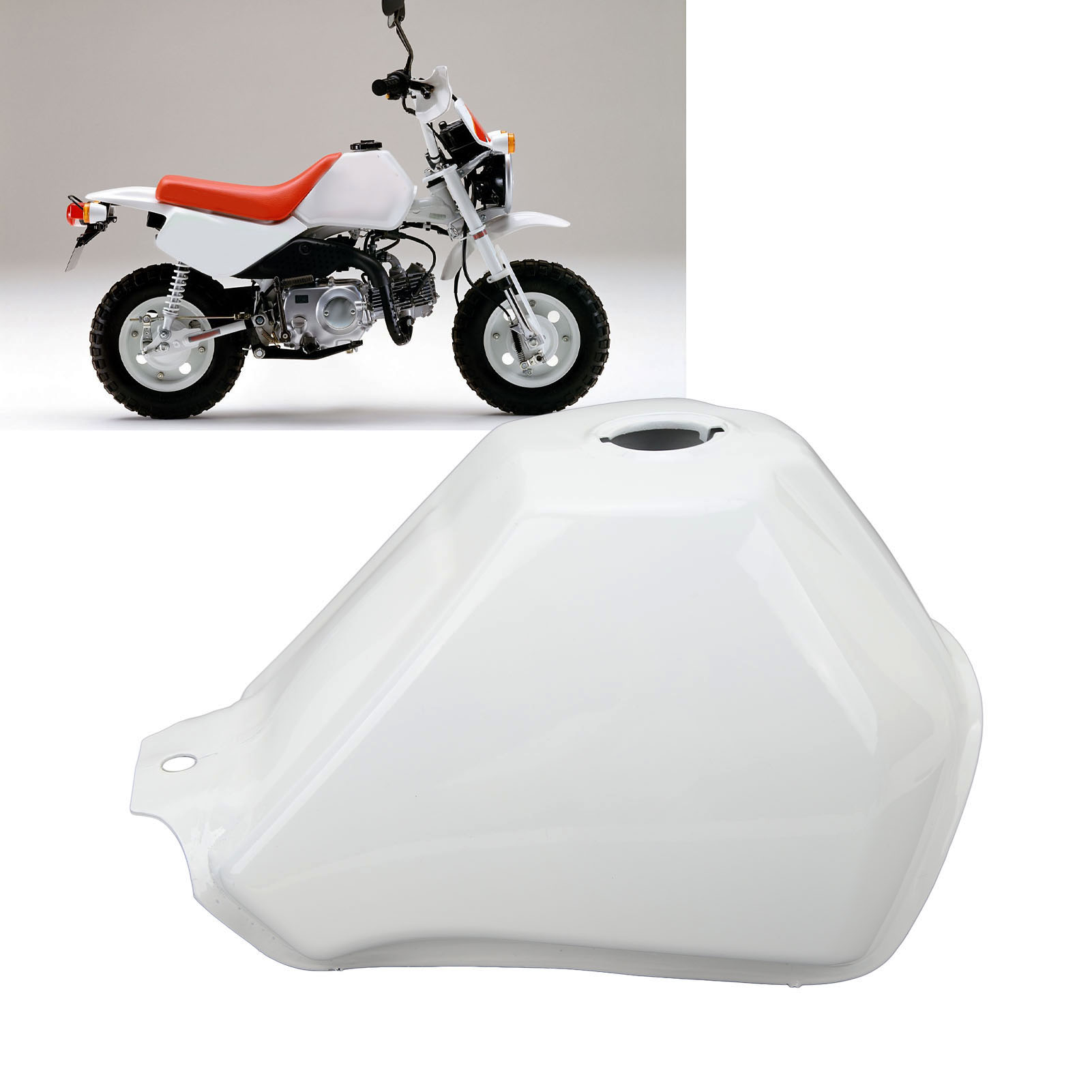 Der Metalltank Des Motorrads Ist Für Die Honda Monkey Bike Z50r (baja) 1979-1999 (übergewicht) Geeignet.
