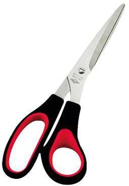 Wedo - Universalschere ® 210mm Rechtshänder Edelstahl schwarz/rot