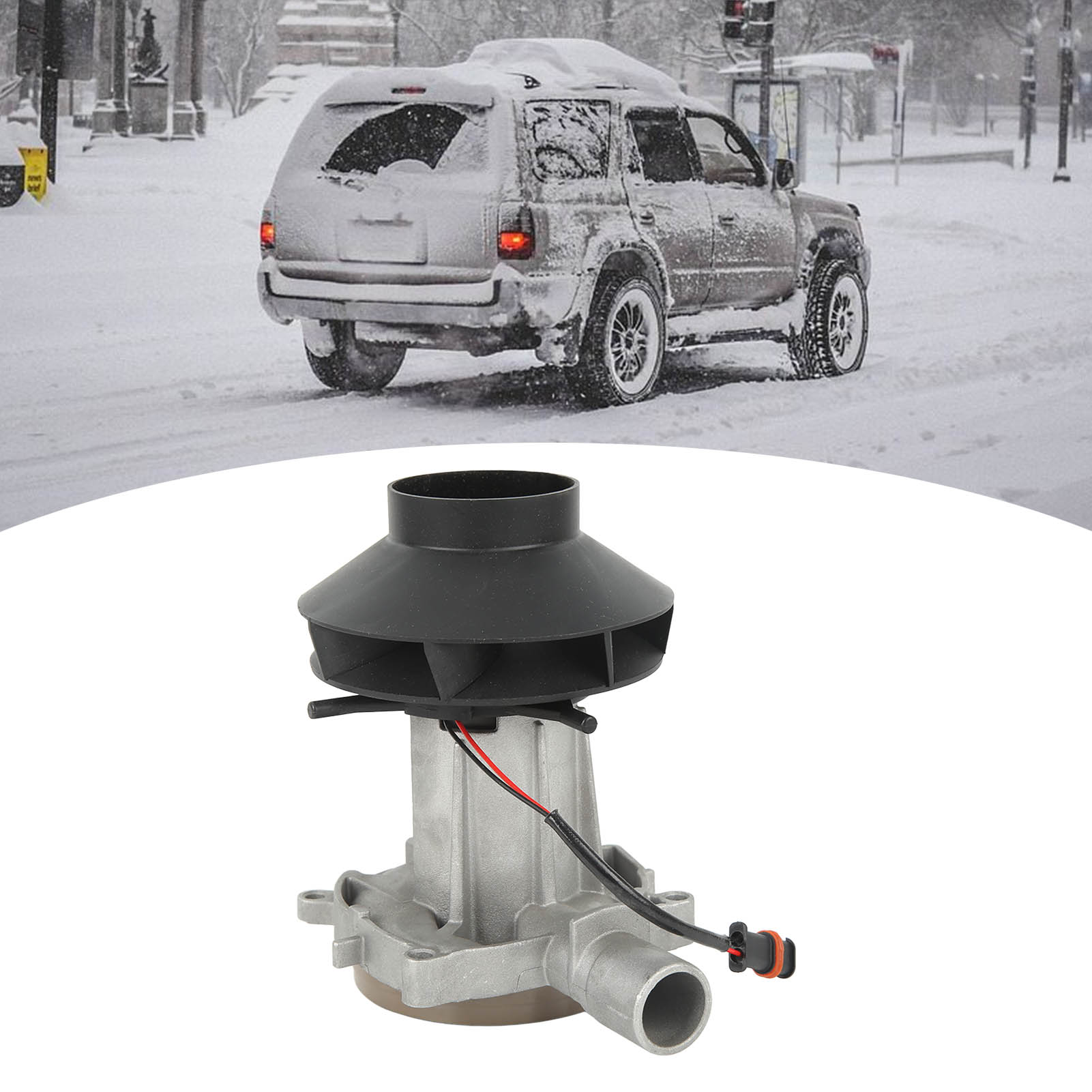 12-v-2-kw-lüfter Mit Wasserdichtem Stecker, Standheizungs-lüftereinheit, Motorstartzubehör, Lüfterturbine, Kompatibel Mit Webasto/eberspäche/airtronic