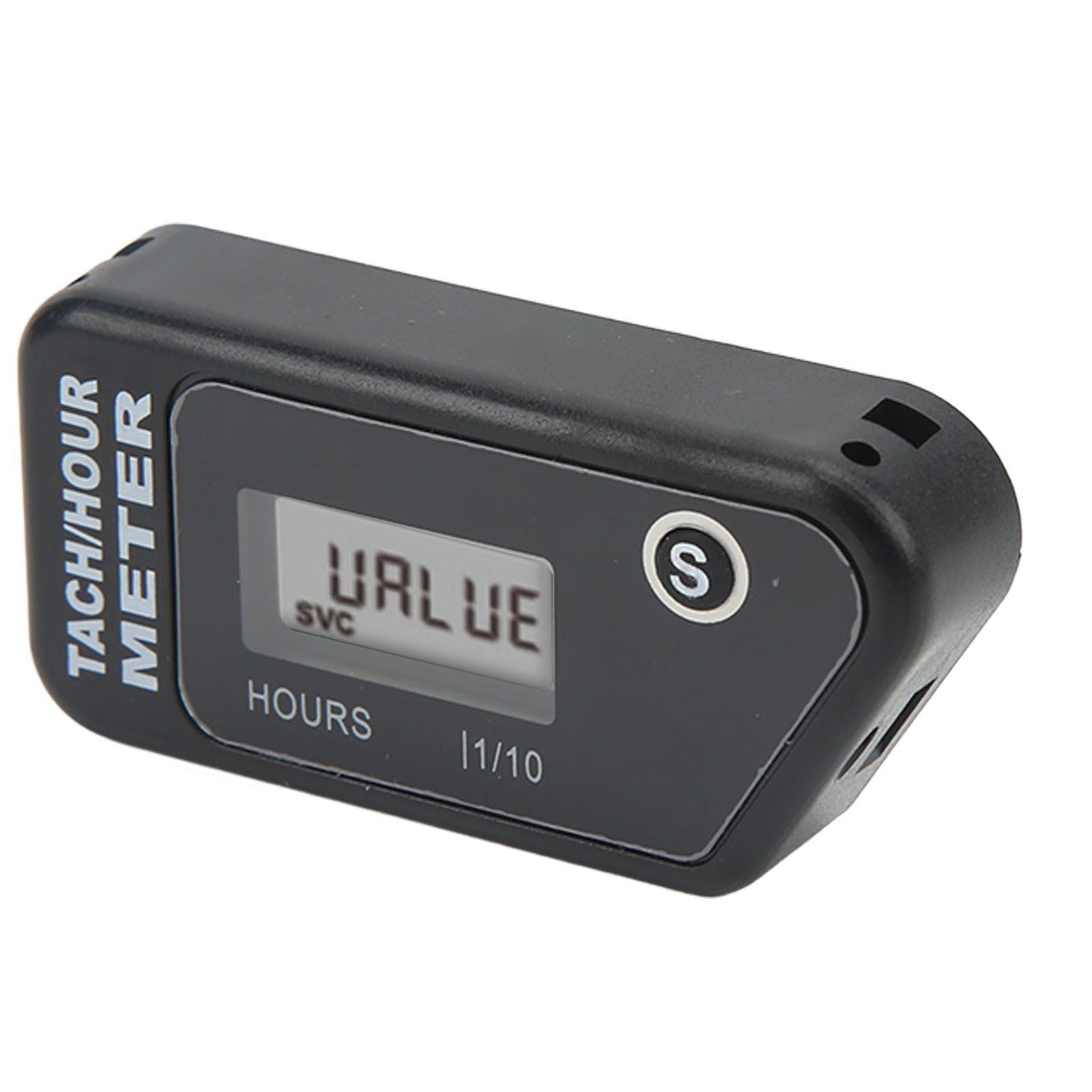 Auspufftimer Für Rasenmäher Und Motorräder Mit Rückstellbarem Motorwartungstimer Hm016h Schwarz (lieferung Mit Integrierter Batterie)