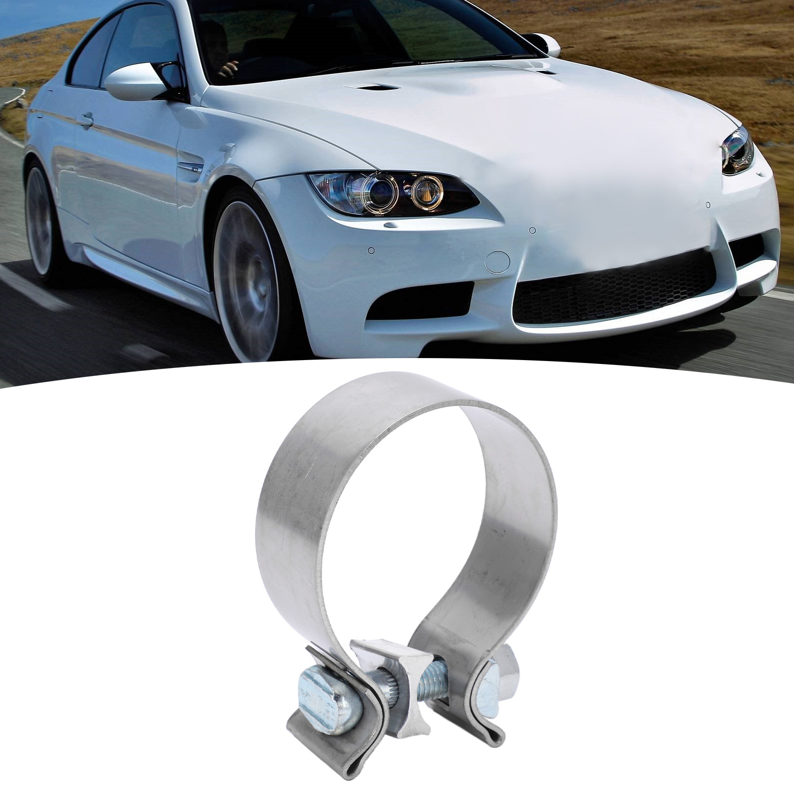 Auspuffrohrverbinder 66,5 Mm Mit Klemme Für Bmw 3er, 5er, X3 Und X5