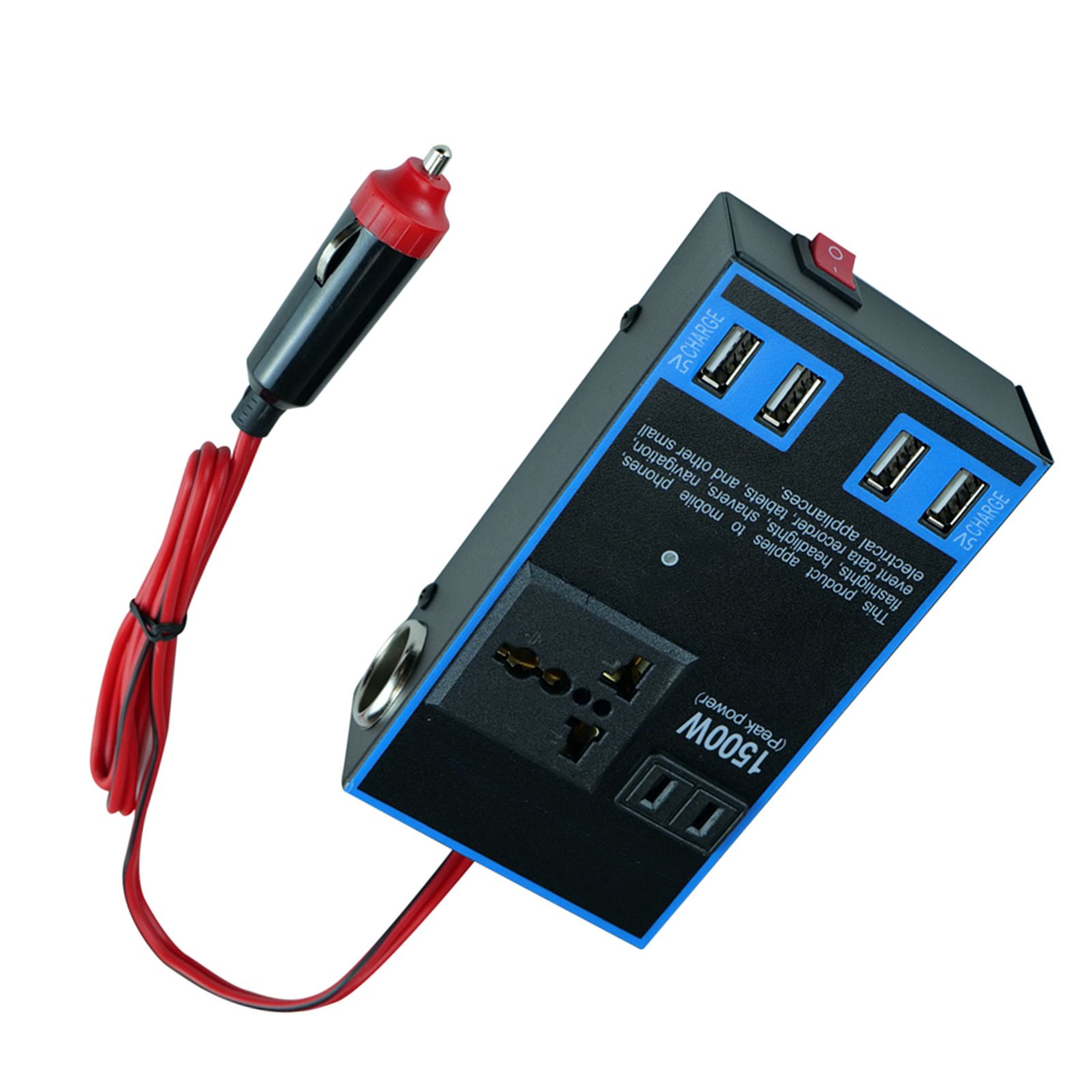 12v/24v Auf 110v/220v Kfz-stromwandler, Lkw-ladegerät, Stromwandler Für Haushaltssteckdosen
