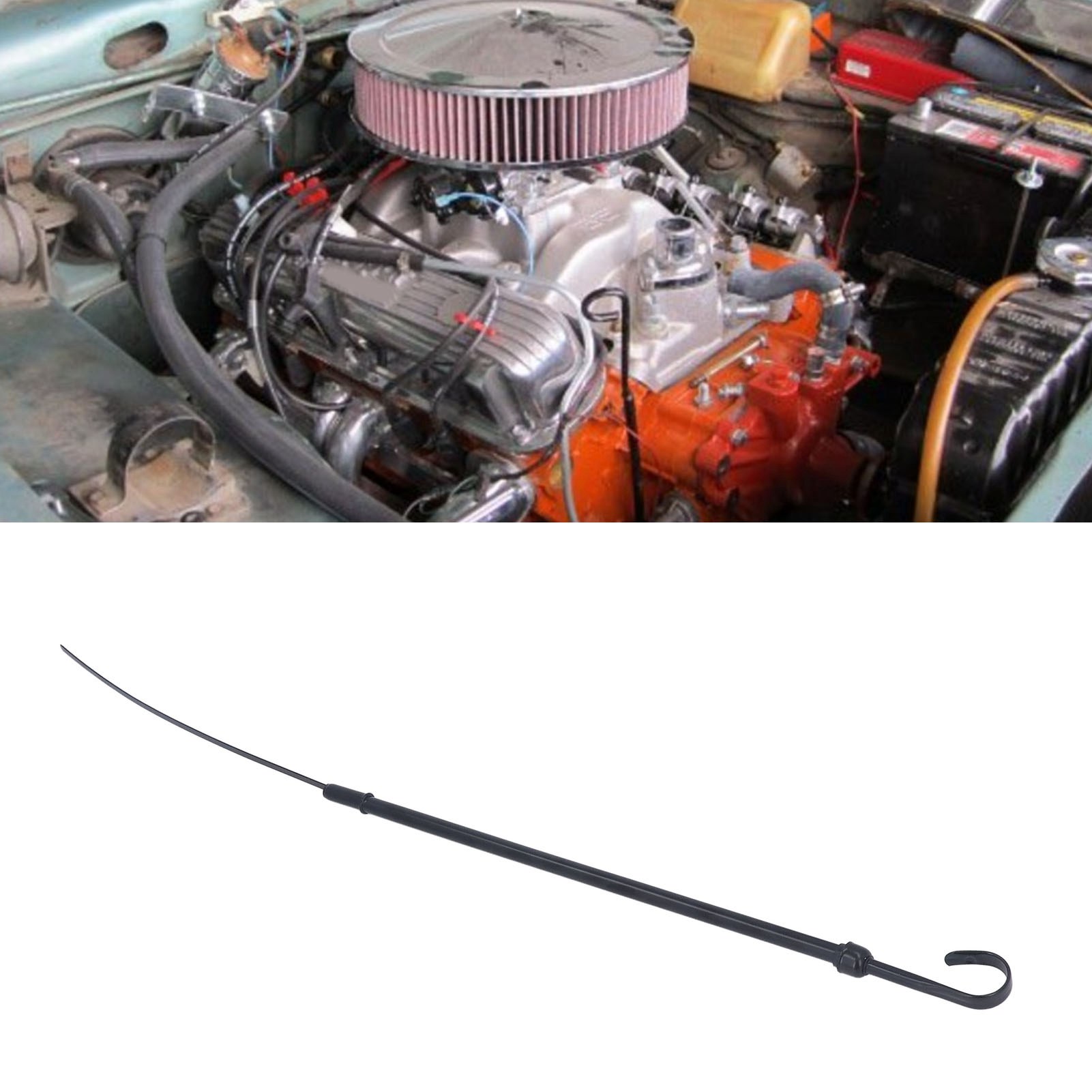 Ölmessstab Für Small-block-motoren Von Chrysler, Dodge, Mopar Und Plymouth (318, 340, 360) (überdimensioniert) (39040), Schwarz
