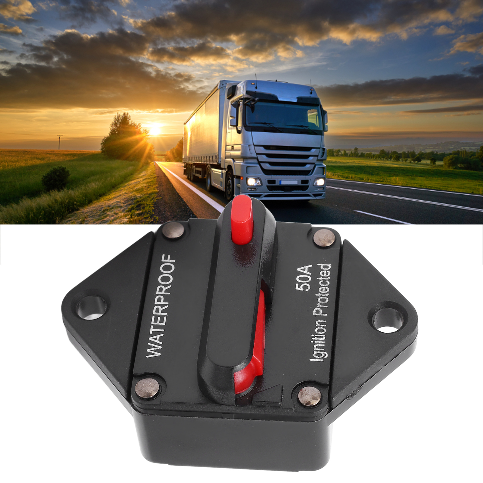Der Automatische Schutzschalter Für Auto-audiosysteme Ist Für 50a-anwendungen Wie Autoscheinwerfer, Kühlschränke Und Ventilatoren Geeignet.