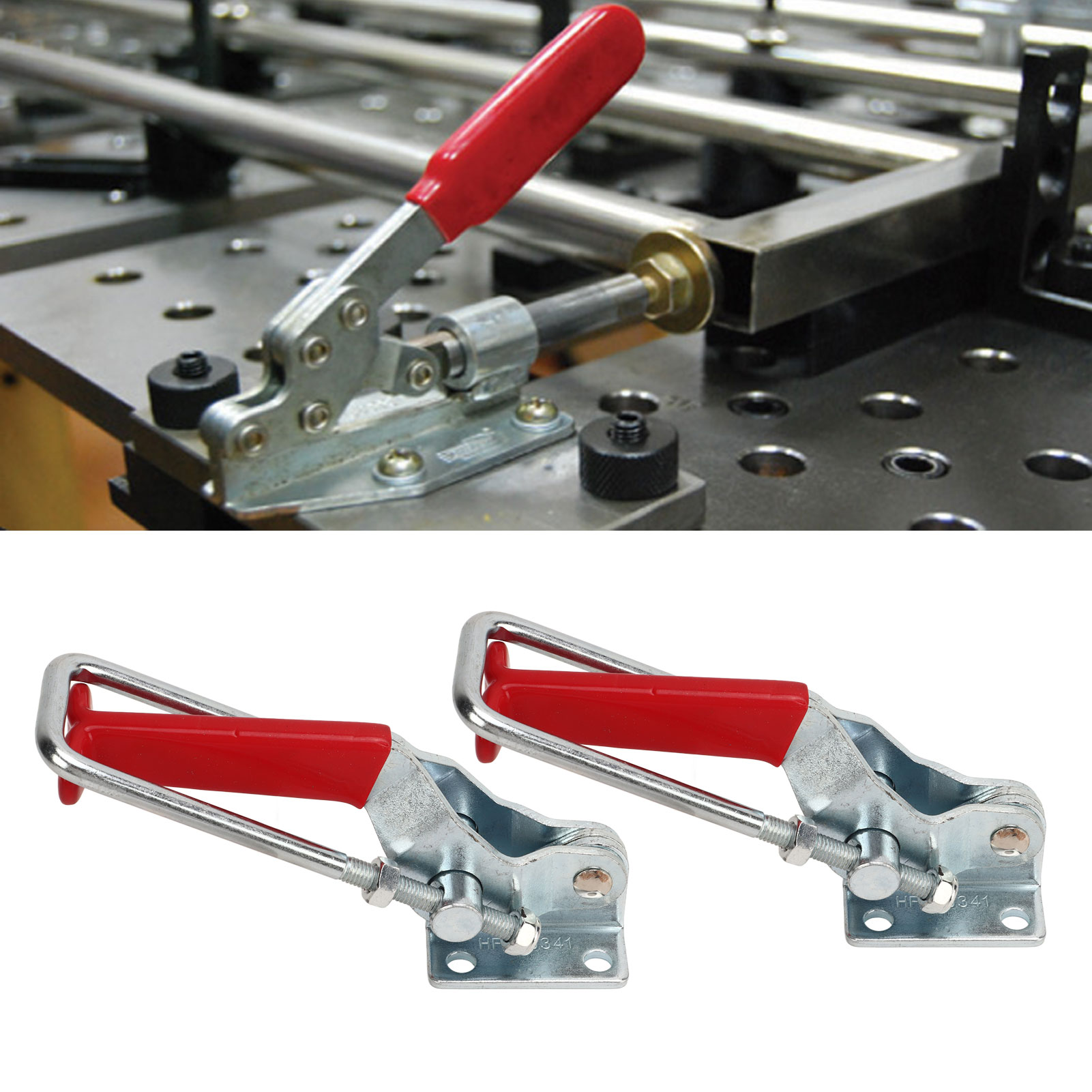 2-teiliges, Selbstverriegelndes Scharnier Aus Legiertem Stahl Mit U-bügel Für Hohe Belastbarkeit, Tragfähigkeit 2000 Lb (40341)