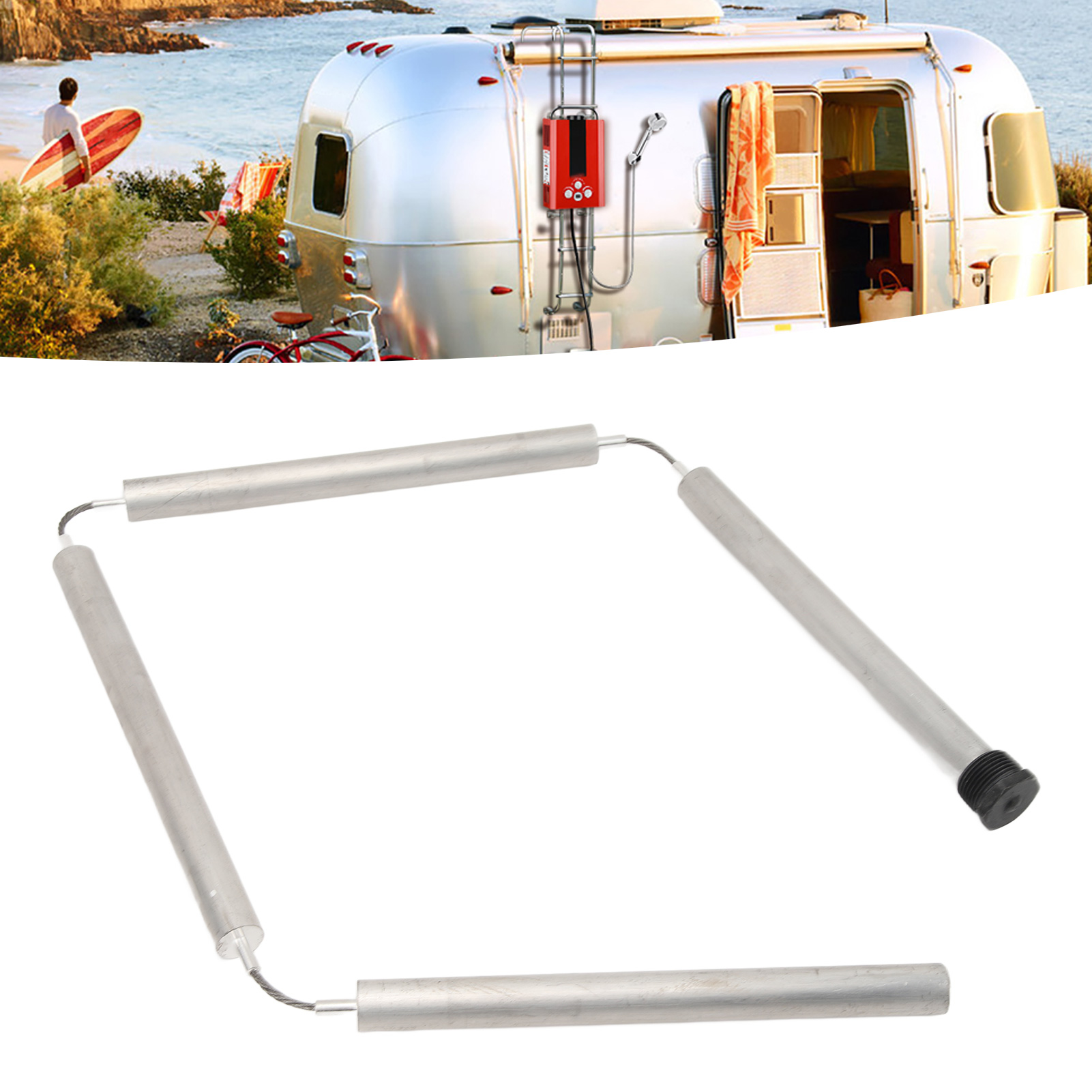 Integrierte, Mehrteilige, Flexible Anodenstange Für 42-zoll-warmwasserbereiter, 19 X 1067 Mm, 3/4"-npt-gewinde, Magnesiumstange, Geeignet Für Warmwasserbereiter
