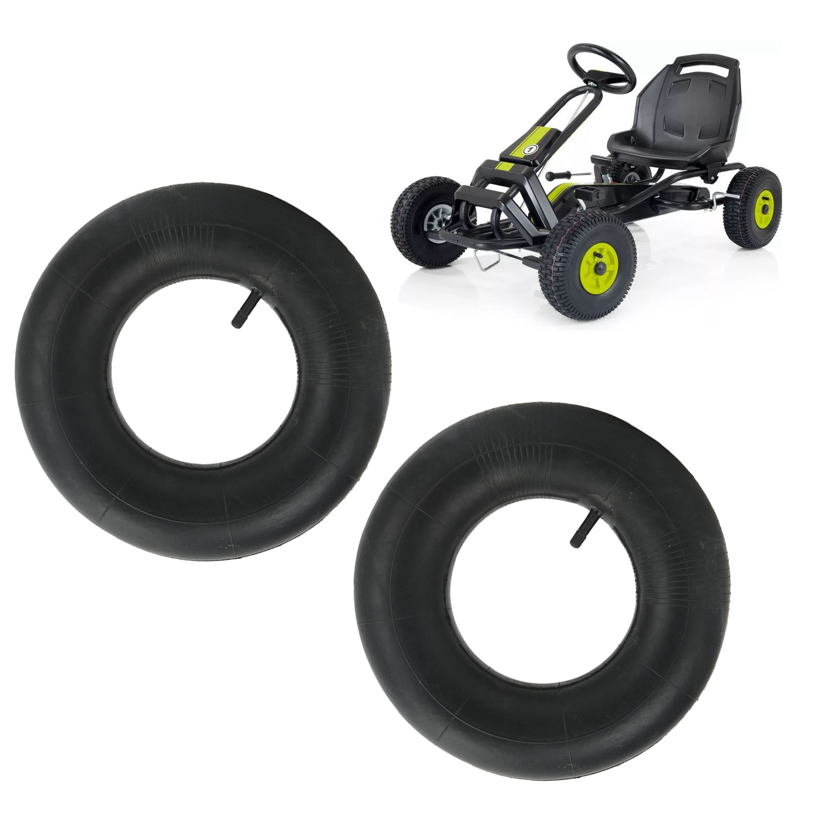 4.1/3.5-4 Innenschlauch Mit Tr87 Abgewinkeltem Metallventil Für Mini-quad (lieferung Ohne Luft)
