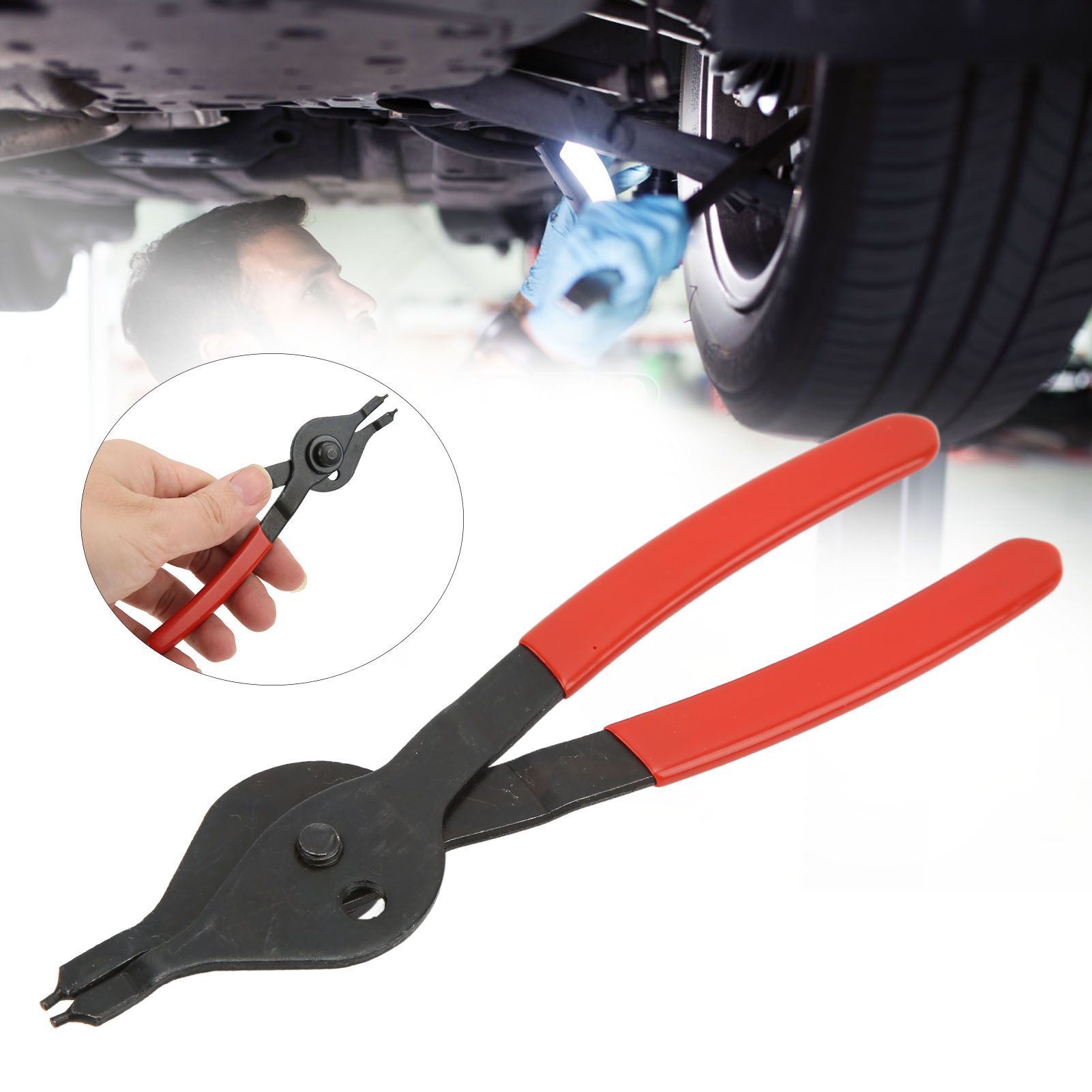 Gerade Zange Für Kfz-sicherungsringe, Sicherungsringzange Und Sicherungsringzange, Reparaturwerkzeug, 5,9 Zoll.