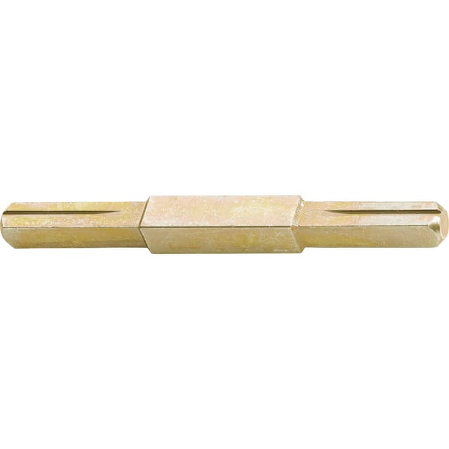 FSB - Drückerstift 050122 - Vierkantstift 8/10/8 abgesetzt mit Nut für Fenstergriffe, Länge 150mm, ts 89-98mm, Stahl verzinkt