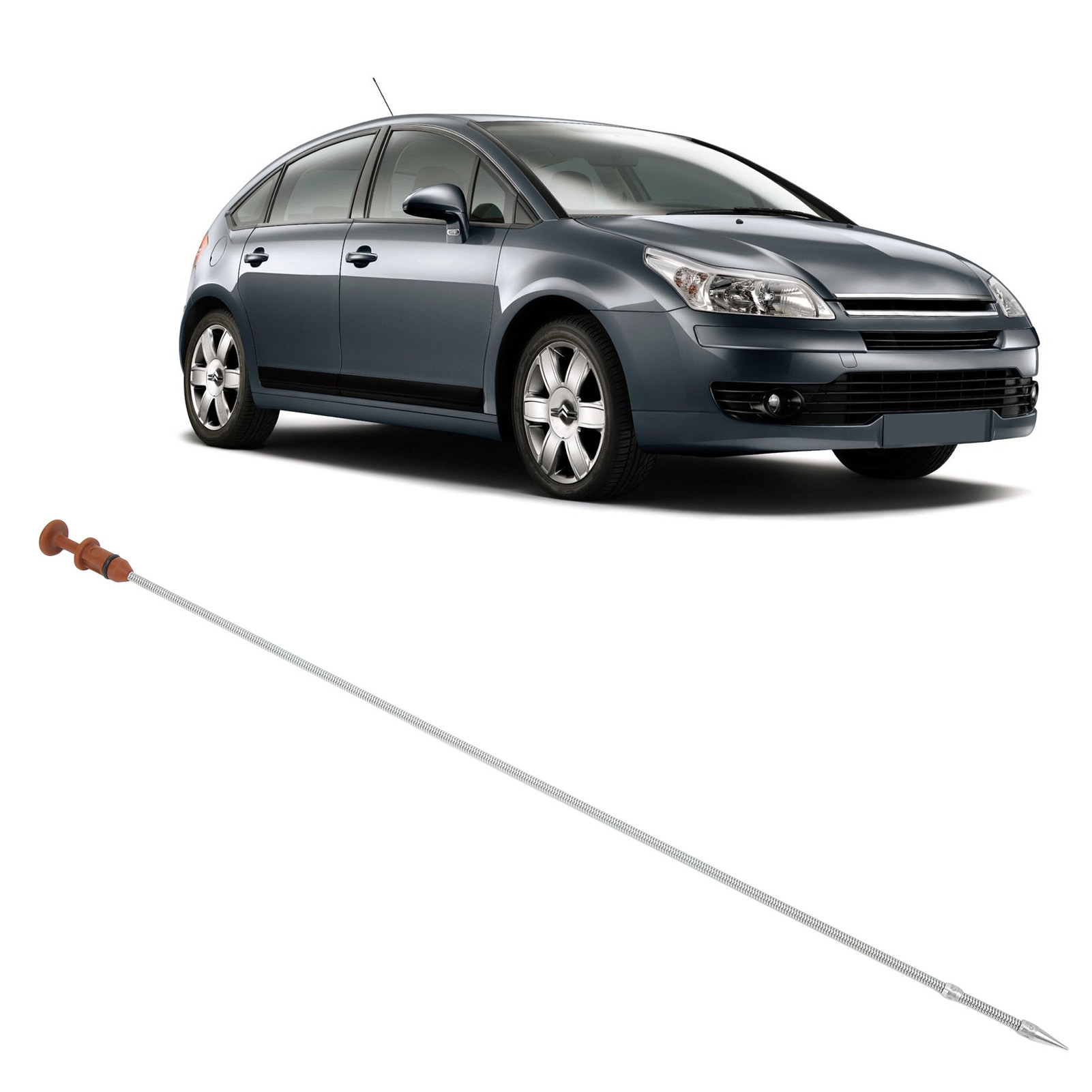 Brauner Motorölmessstab 1174g0 9812767180 Kompatibel Mit Peugeot 207 208 3008 Citroën C3 C4 (1.6t)