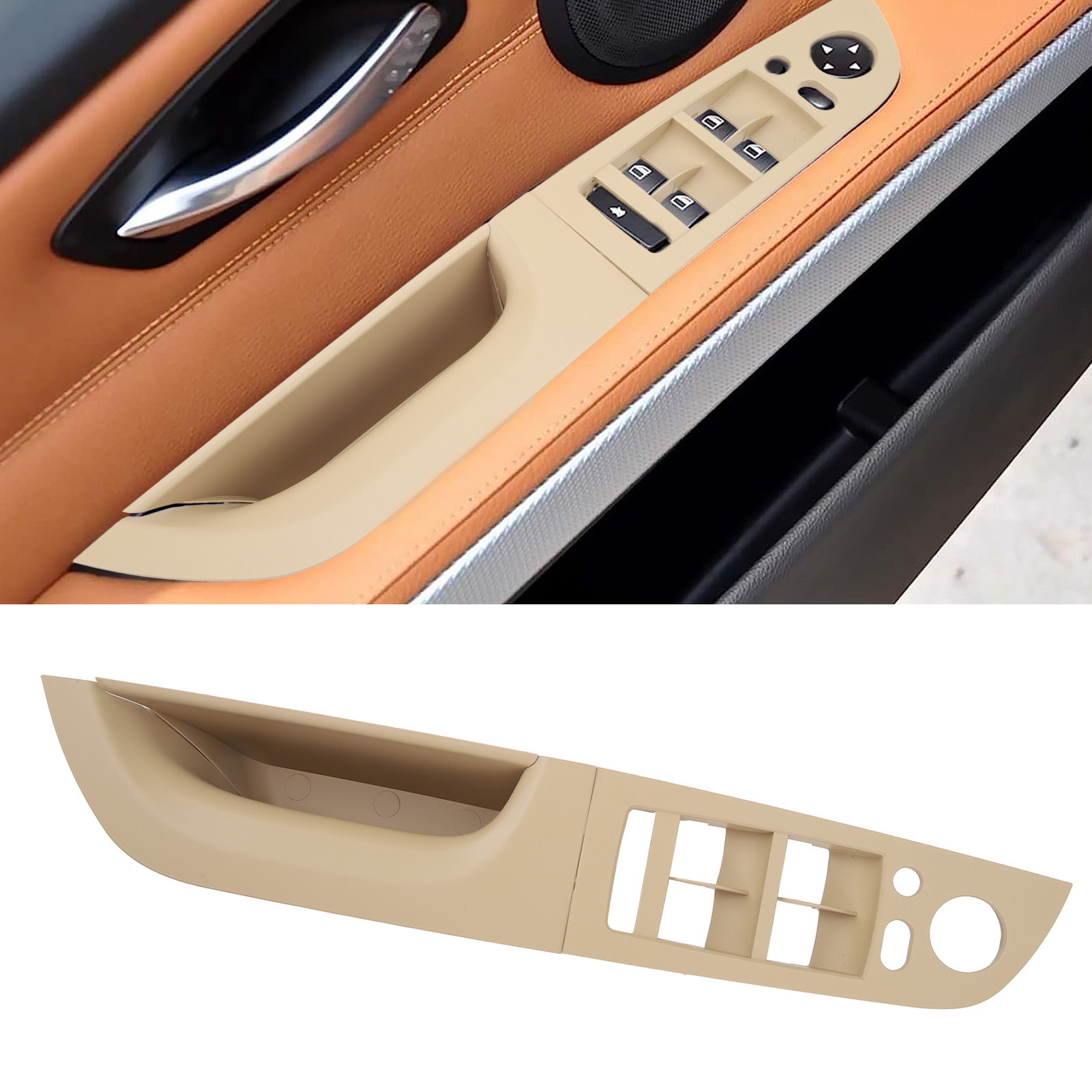 35,5 Cm Lange Tür- Und Fenstergriffe Für Die Fahrerseite, Passend Für Bmw 3er E90 Limousine Lci 2009-2011, Beige.