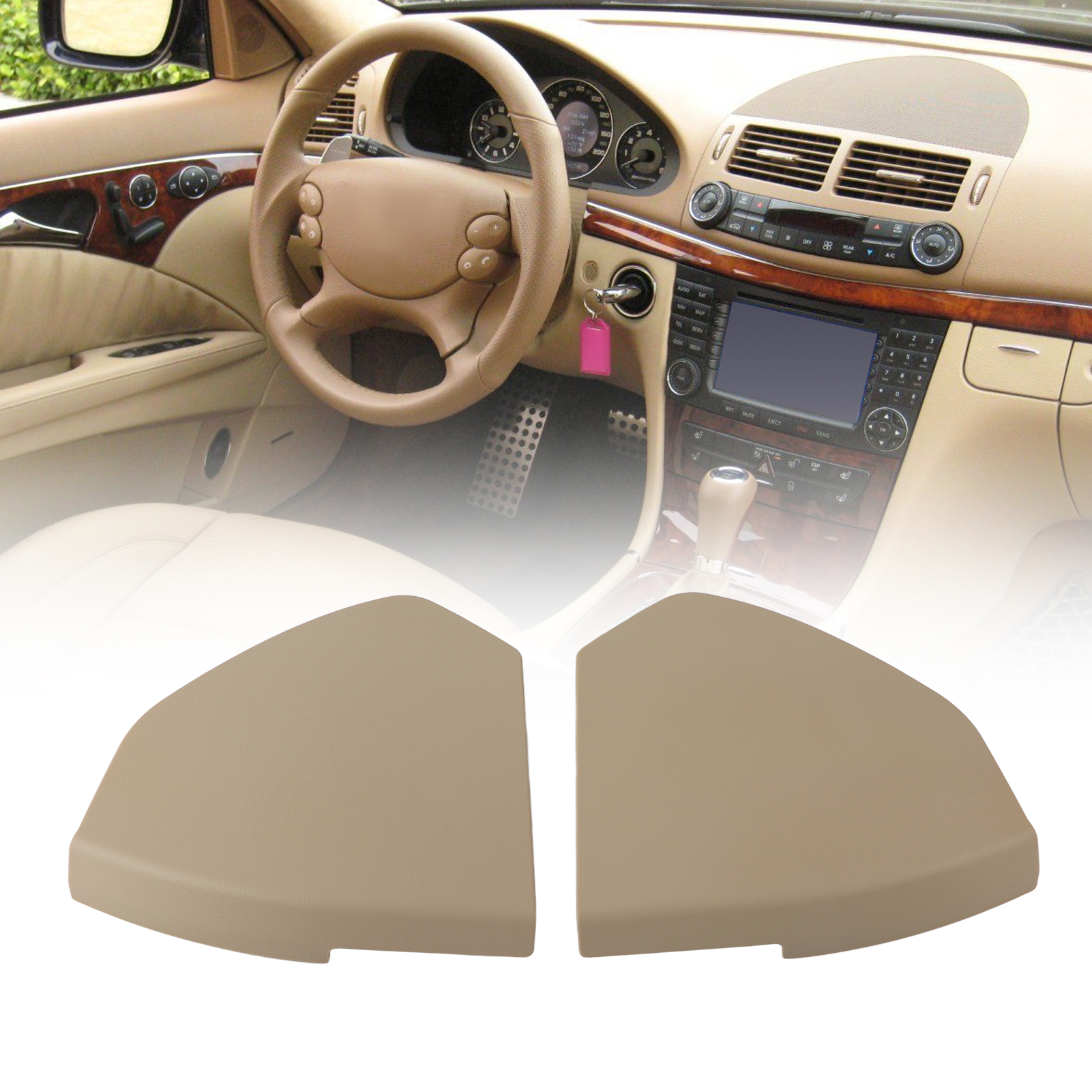 2117270148 Türverkleidung Vorne Für Mercedes Benz E-klasse W211 2003-2009, Beige (ein Paar, Links Und Rechts)