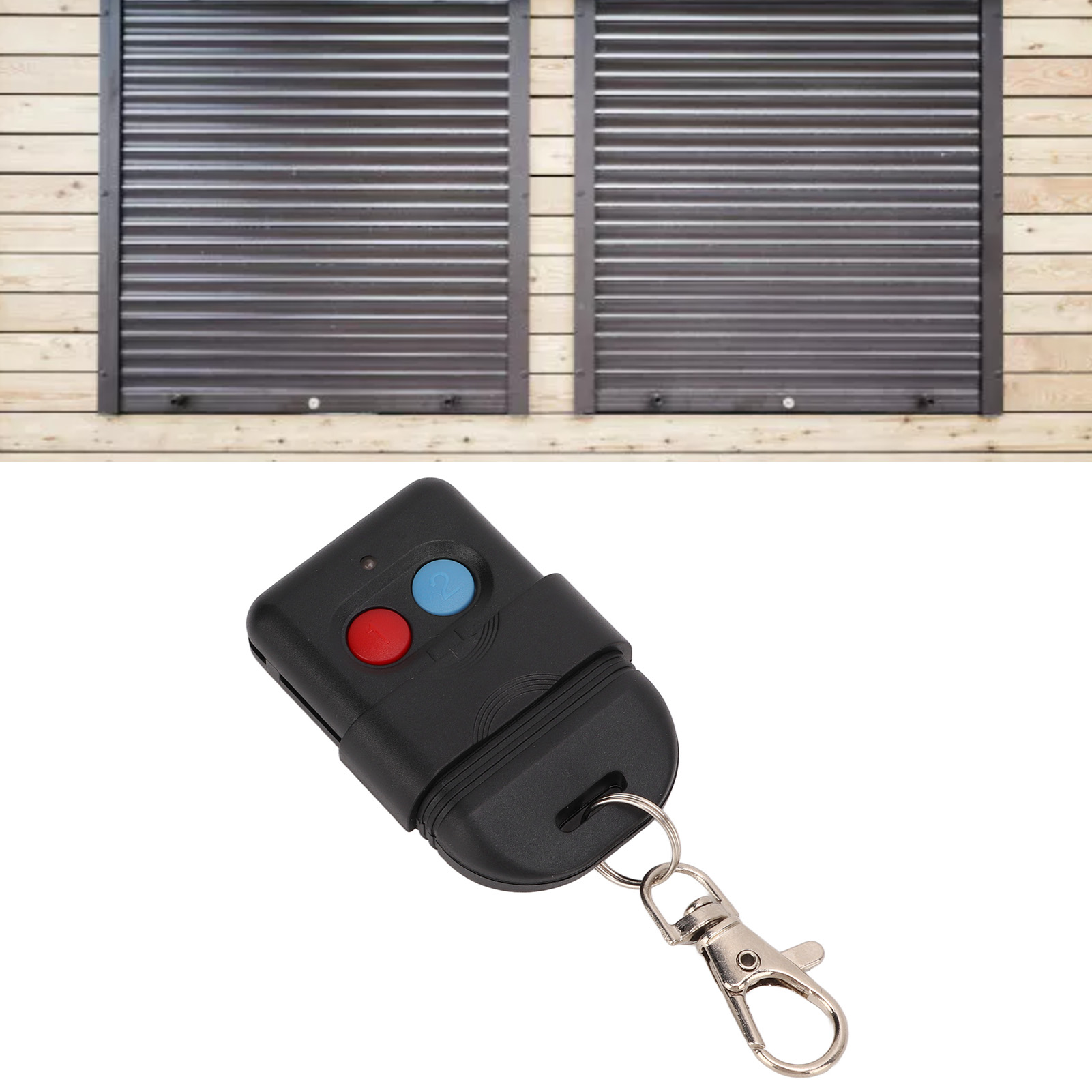 Drahtlose Fernbedienung Mit Schlüsselanhänger Für Zutrittskontrolle/einziehbares Tor/led-beleuchtung (rote Und Blaue Tasten) (mit Integrierter Batterie)