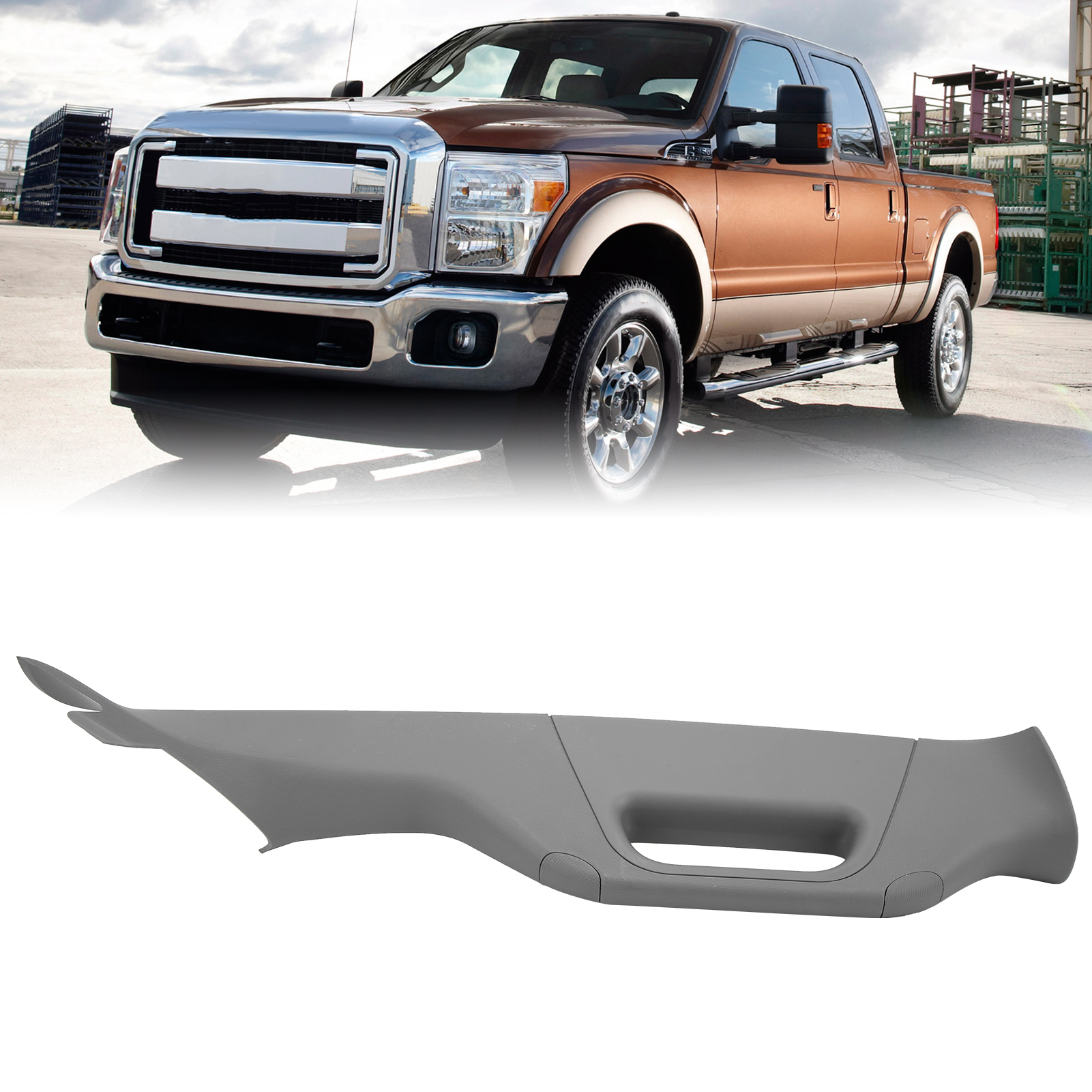 Verkleidung Für Den Armlehnengriff An Der A-säule Auf Der Beifahrerseite, Kompatibel Mit Ford F250, F350, F450, F550 2011-2016. Ersatzteil: Bc3z-2503598-ac (übergröße).