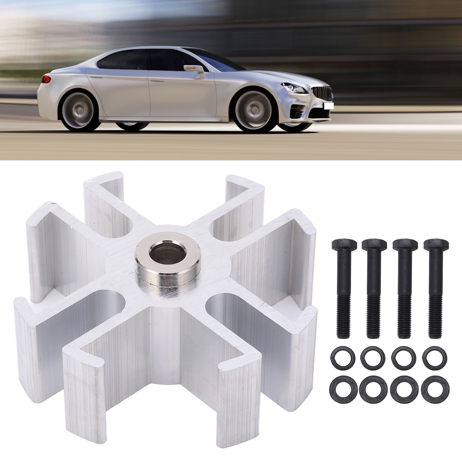 1 Aluminium-lüfter-abstandshalter-kit Für Gm, Chevy, Ford, Mopar, Sbc, Bbc 1210