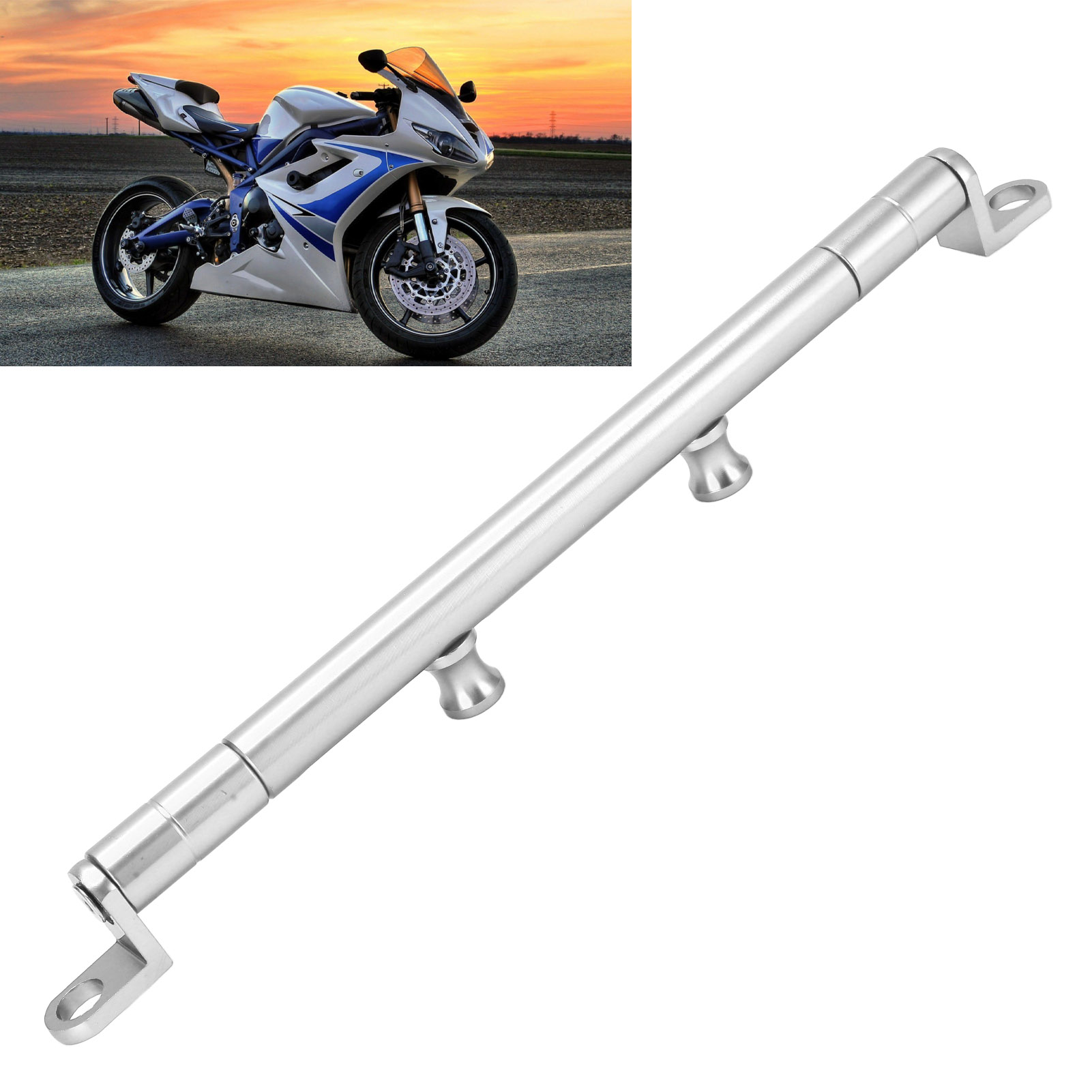 Multifunktionaler Motorrad-verlängerungsständer, Silber