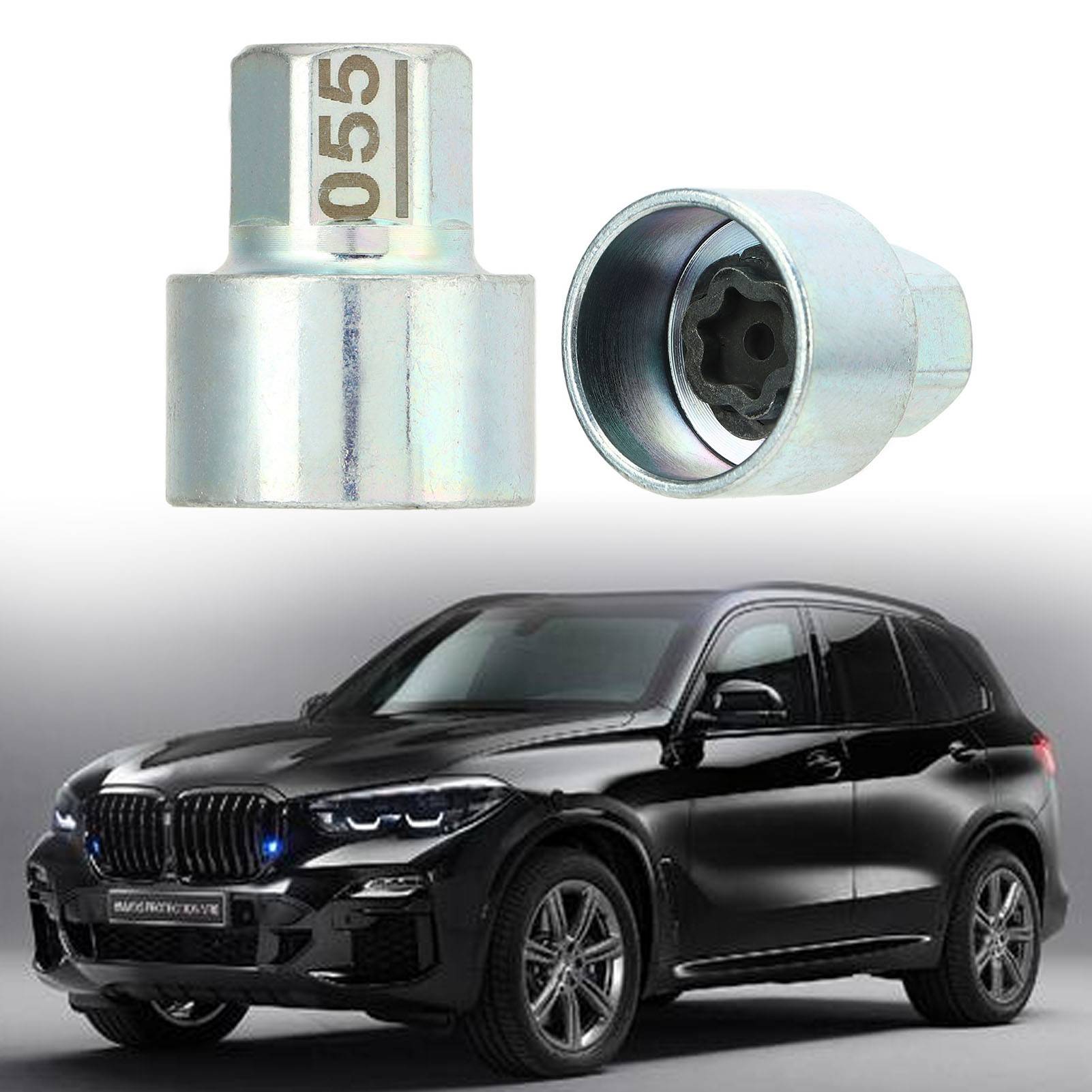 Diebstahlsicherer Radnabenschlüssel Und Radbolzen-entfernungswerkzeug, Kompatibel Mit Bmw 1er/3er/5er/6er/7er, X4, X5, X6 Und Z4 ( ) 055