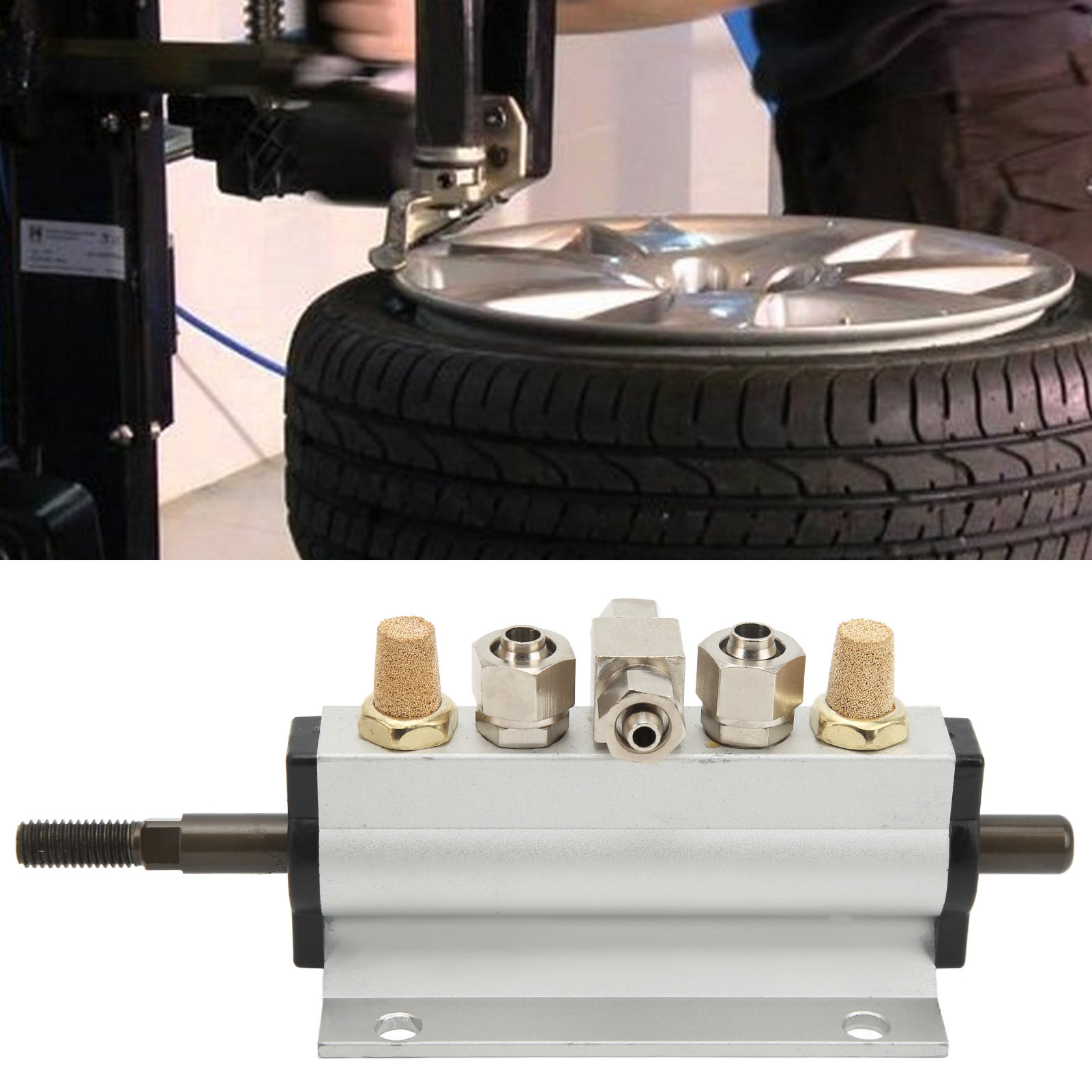 Zubehör Für Reifenwechsler: Pedal, Fünfwege-pneumatikventil-steuerschalter (t-typ Aluminiumlegierung).