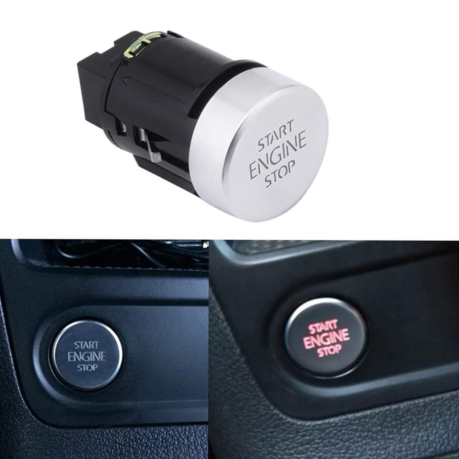 Ein-/ausschalter Mit Einem Knopf Für Pkw-motoren, Kompatibel Mit Volkswagen Tiguan (2008–2016) Und Sharan (2011–2016). Original-teilenummer: 5n0959839