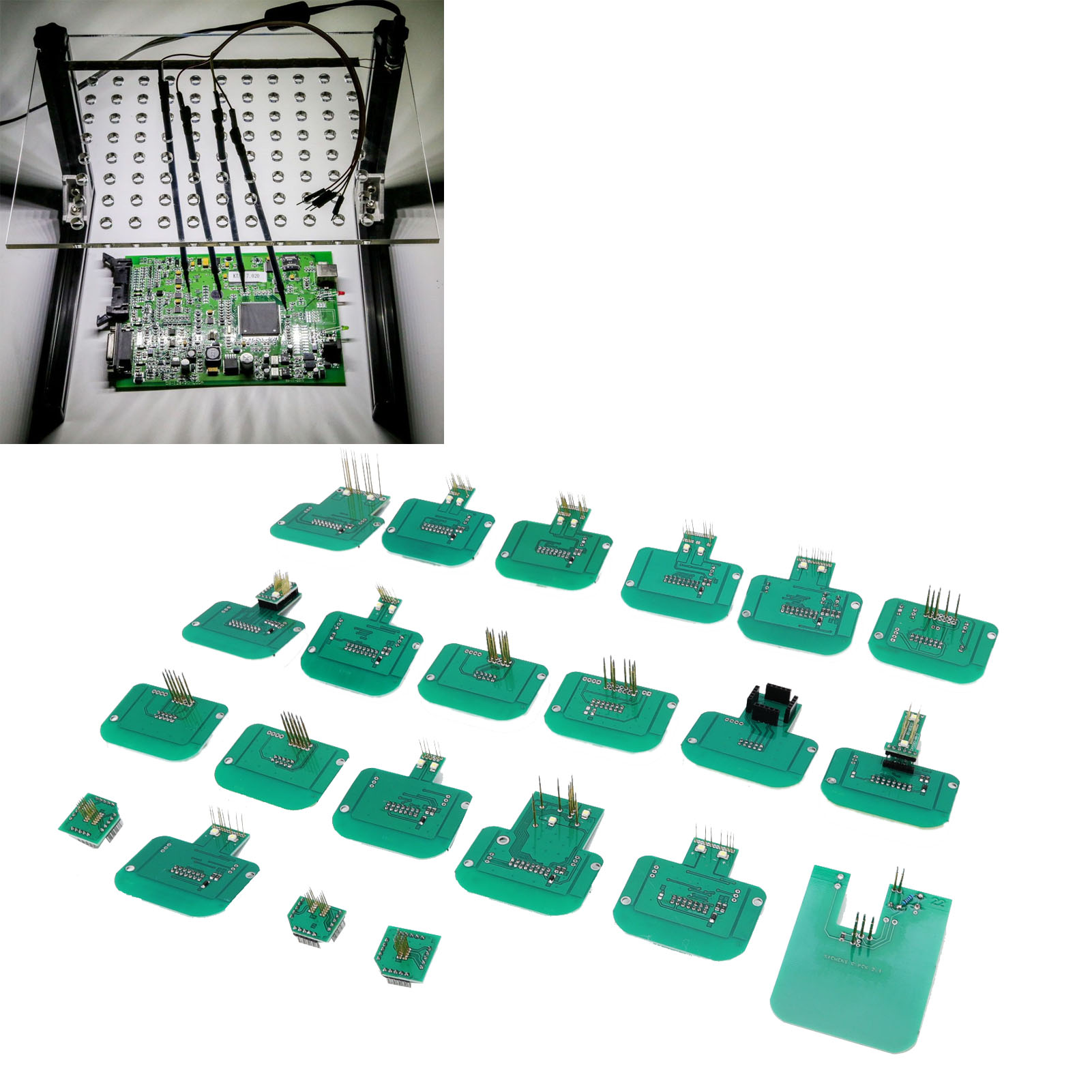 22-teiliges Bdm-led-rahmensonden-adapterset Für Kess Ktag Bdm100 / Cmd100 / Fgtech V54 Led