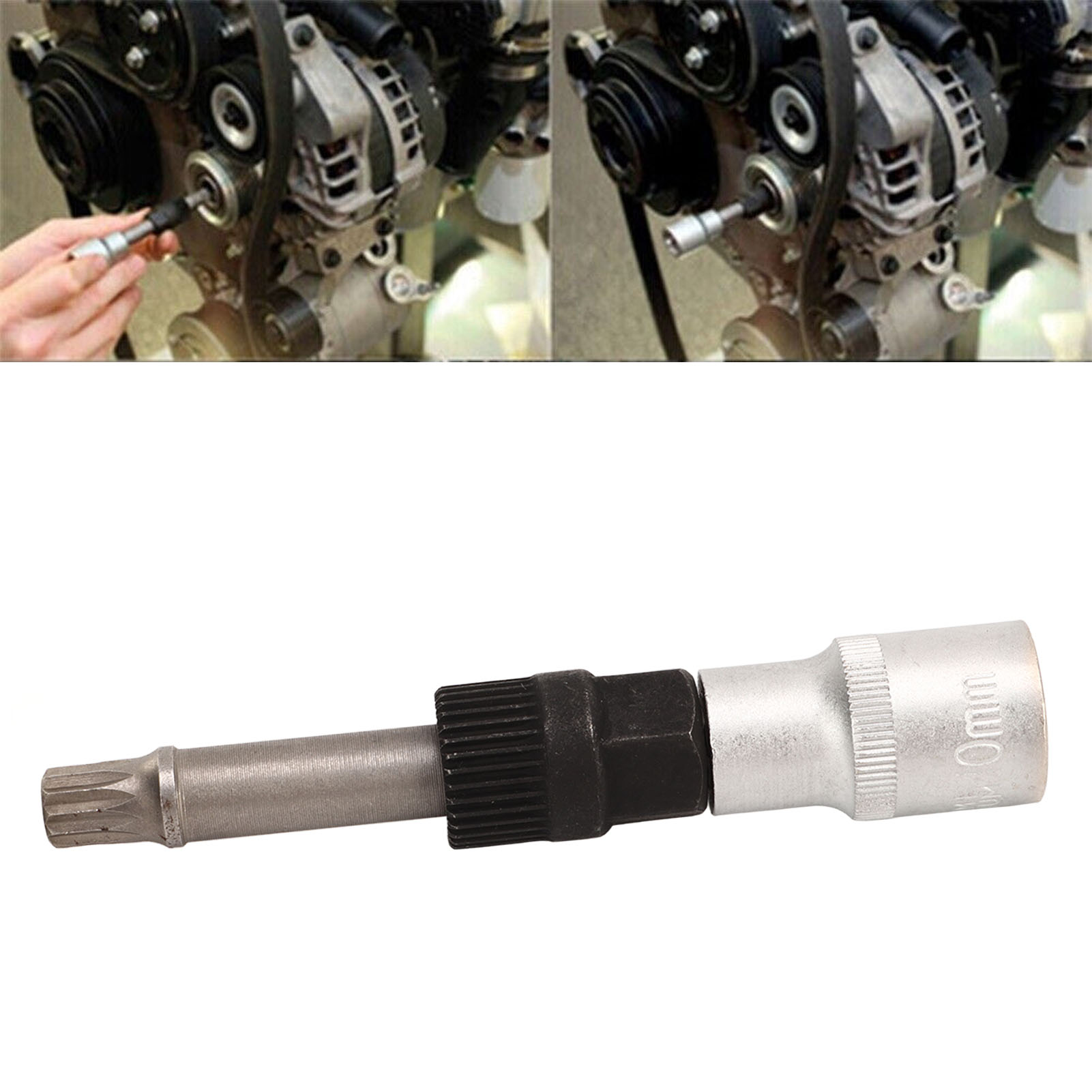 M10 Lichtmaschinenschlüssel Mit 1/2"-antrieb, 33 Mm Verzahnung, 110 Mm Länge (vt13876a)