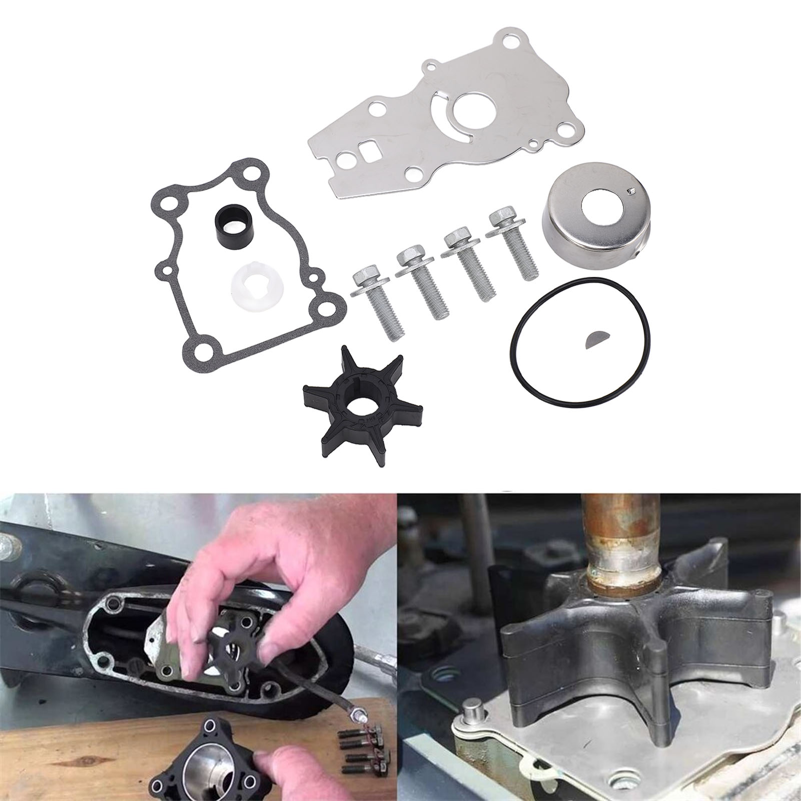 Reparatursatz Für Wasserpumpenlaufrad Für Yamaha 25/30/40 Ps Außenbordmotoren, Teilenummer 66t-w0078-00