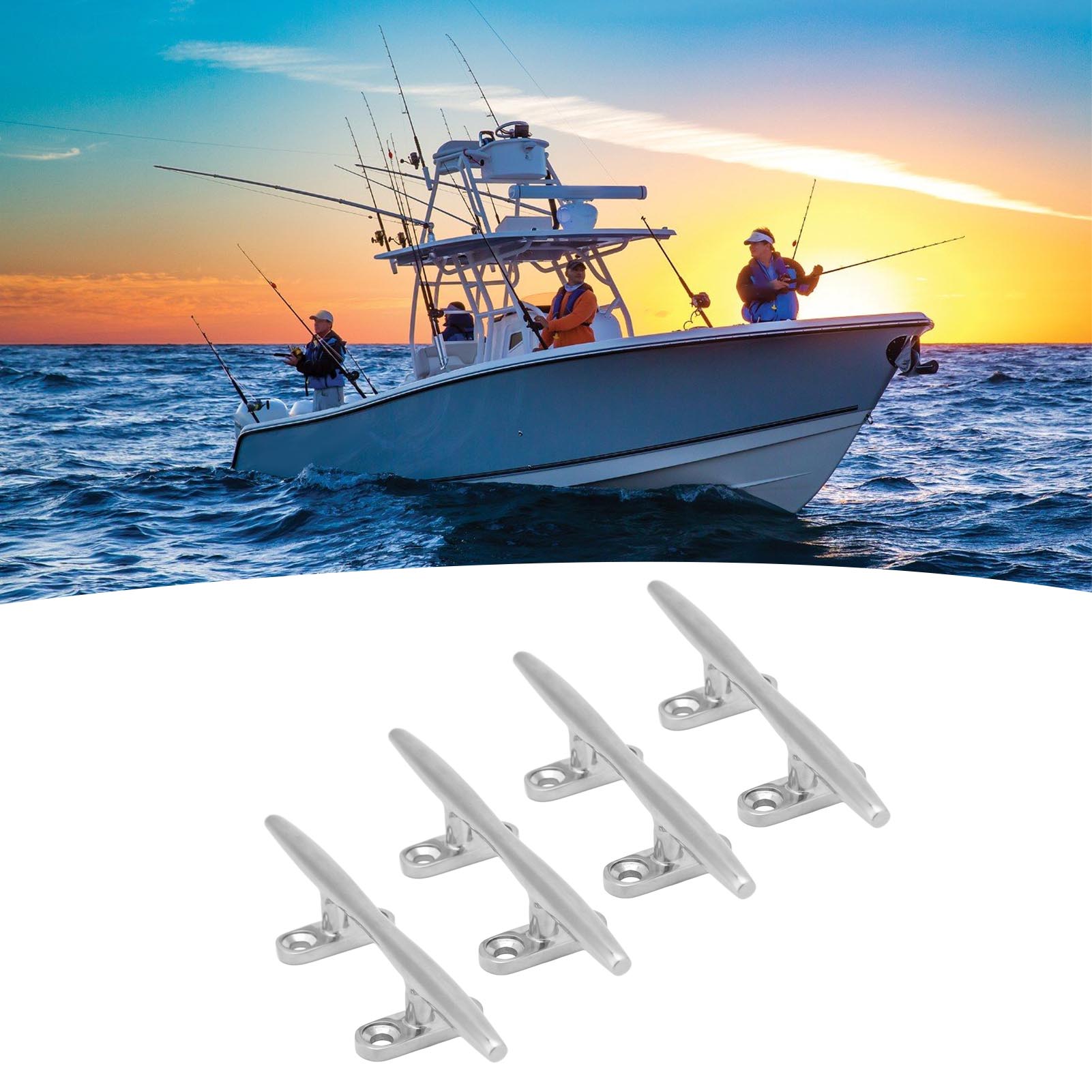 (empfohlen Für Großeinkäufe Mit Artikelnummer Qc08163) 4-teiliges 6" Yacht-zubehörset – Bodenplatte Aus Edelstahl 316